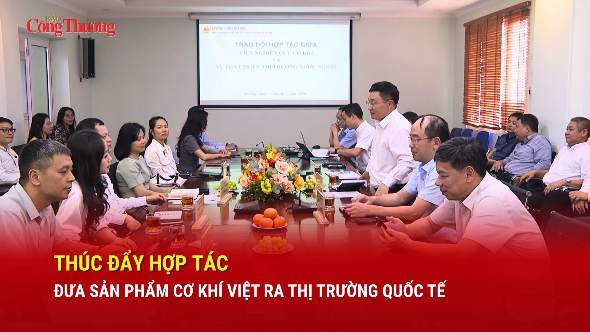Thúc đẩy hợp tác đưa sản phẩm cơ khí Việt Nam ra thị trường quốc tế
