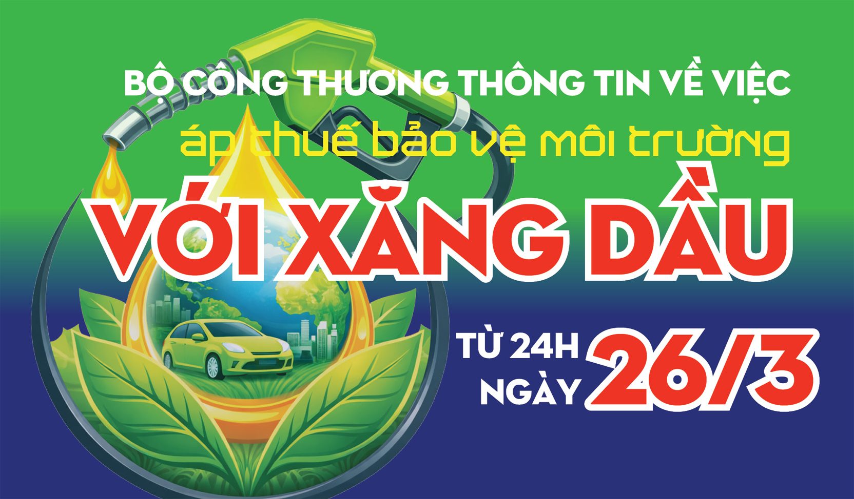 Bộ Công Thương thông tin về áp dụng mức thuế bảo vệ môi trường với xăng dầu 