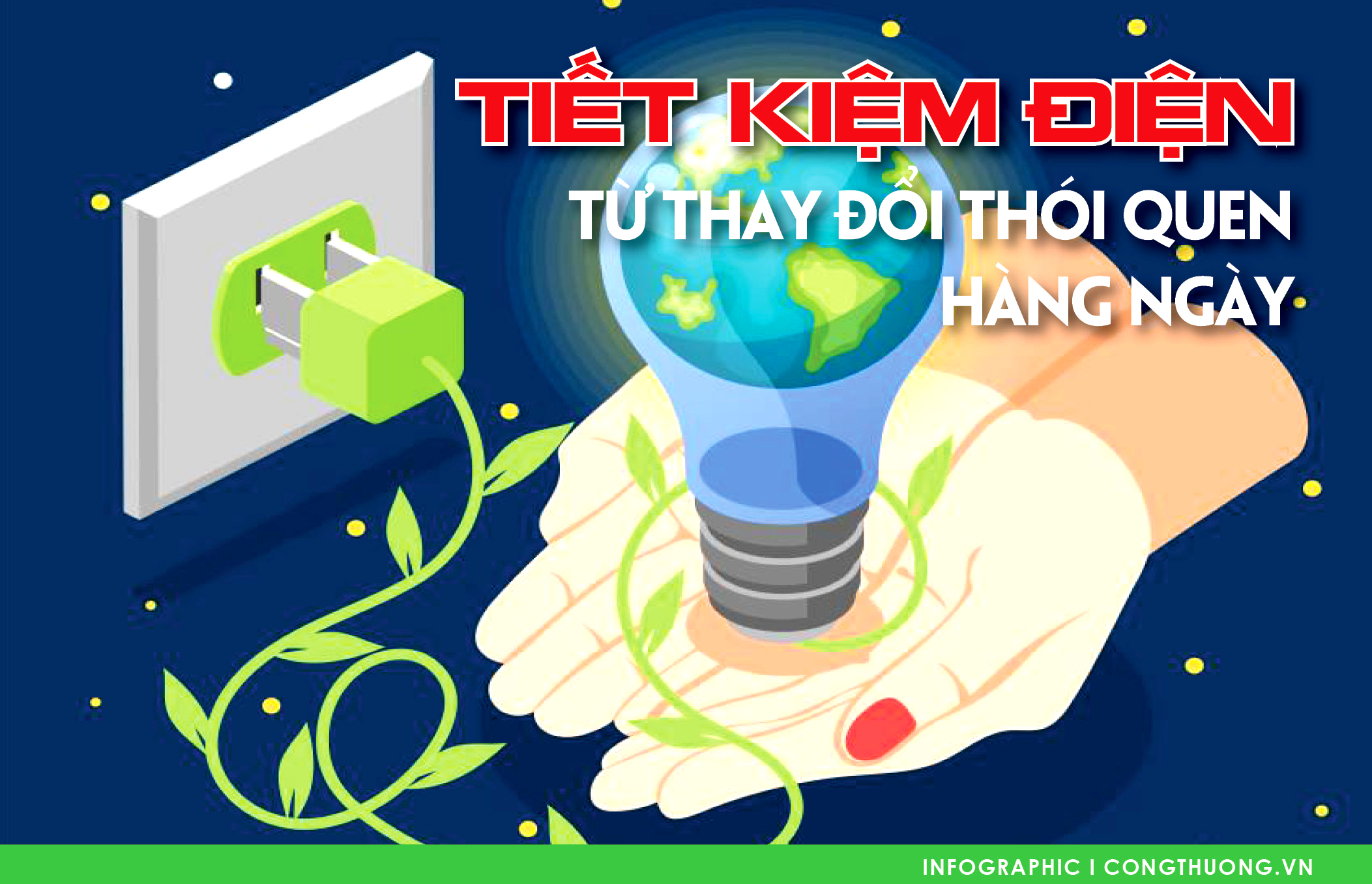 Tiết kiệm điện từ thay đổi thói quen hàng ngày