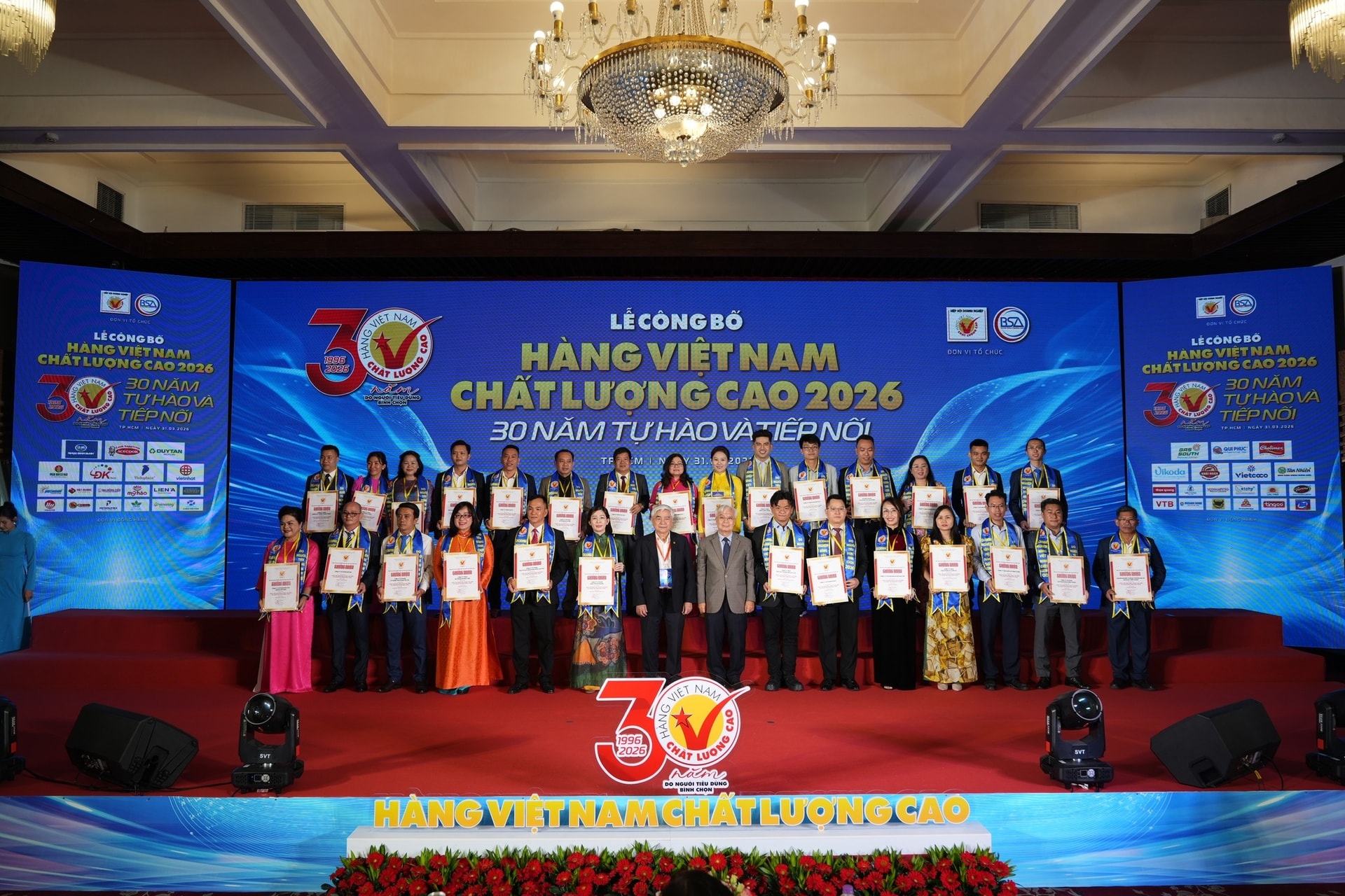 Vedan lần thứ 20 được vinh danh 'Hàng Việt Nam chất lượng cao' 2026