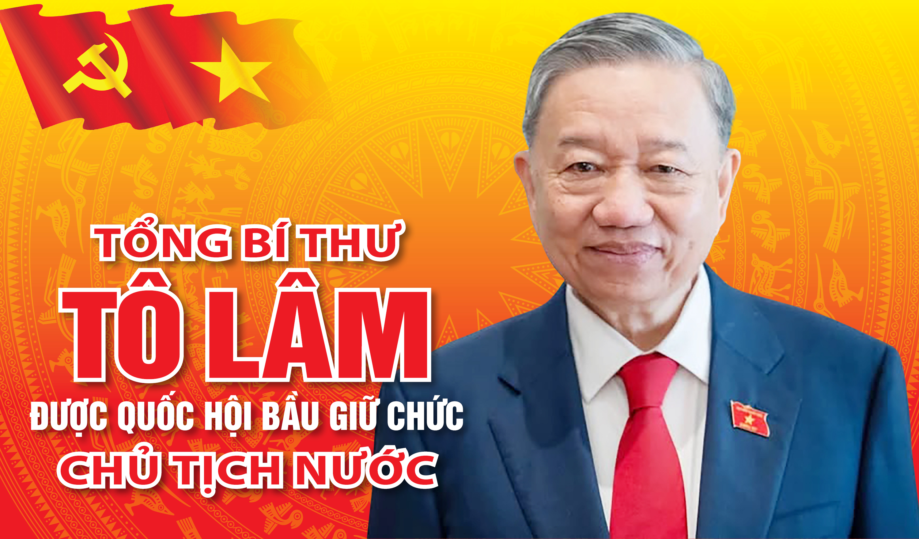 Infographic | Tổng Bí thư Tô Lâm được Quốc hội bầu giữ chức Chủ tịch nước
