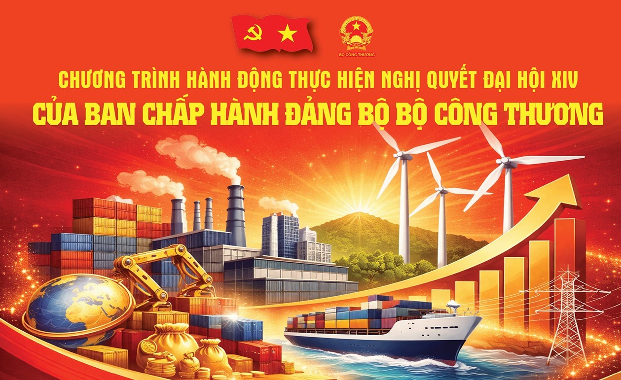 Infographic | Đảng ủy Bộ Công Thương ban hành chương trình hành động thực hiện Nghị quyết Đại hội XIV