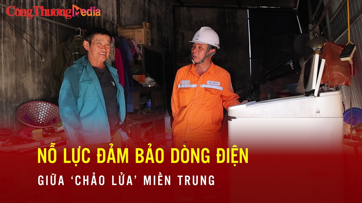 Nỗ lực đảm bảo dòng điện giữa ‘chảo lửa’ miền Trung
