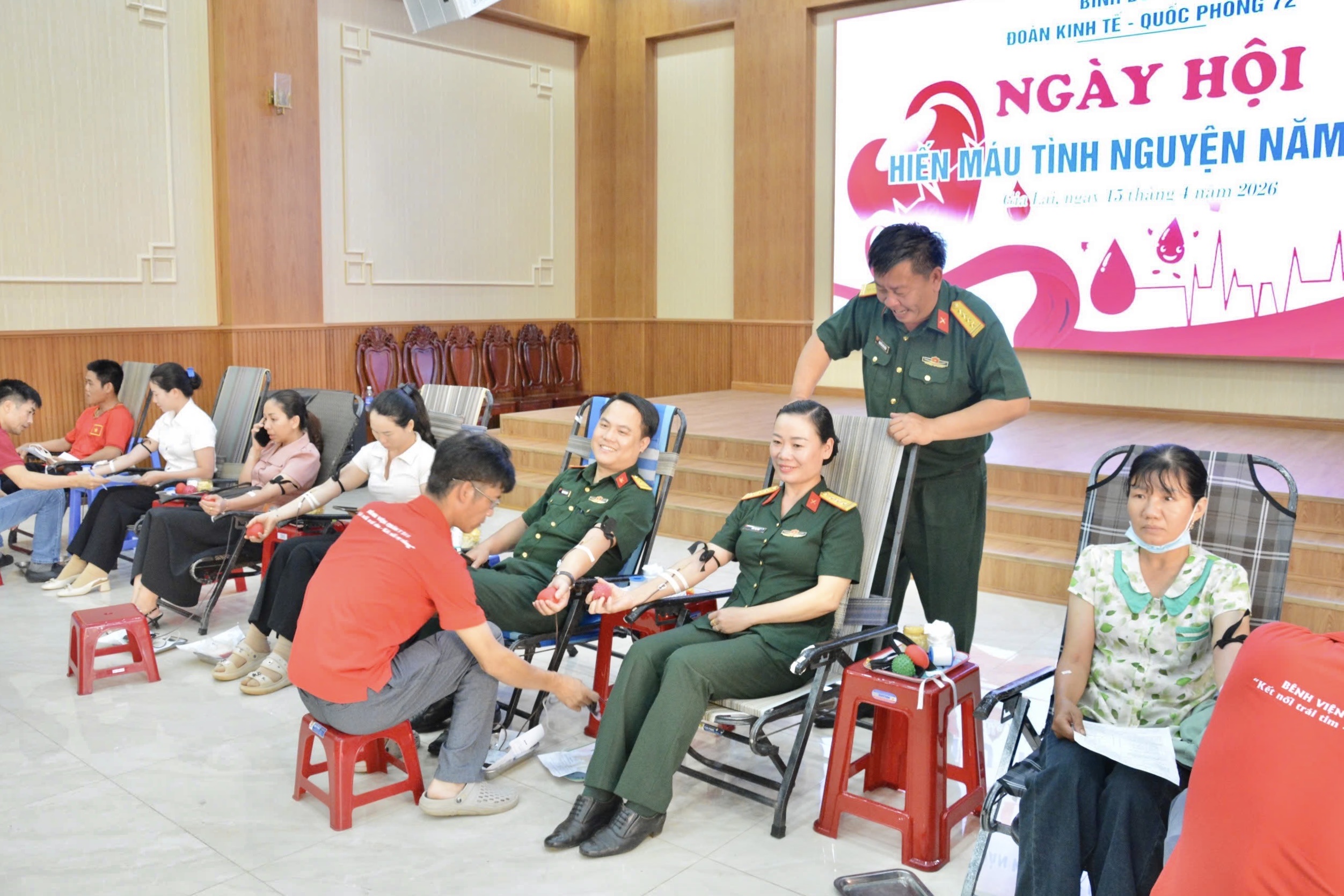 Gia Lai: Bộ đội hiến máu, lan tỏa nghĩa cử cao đẹp