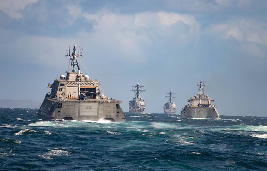 Hơn 10.000 lính Mỹ, máy bay, tàu chiến vây kín eo biển Hormuz
