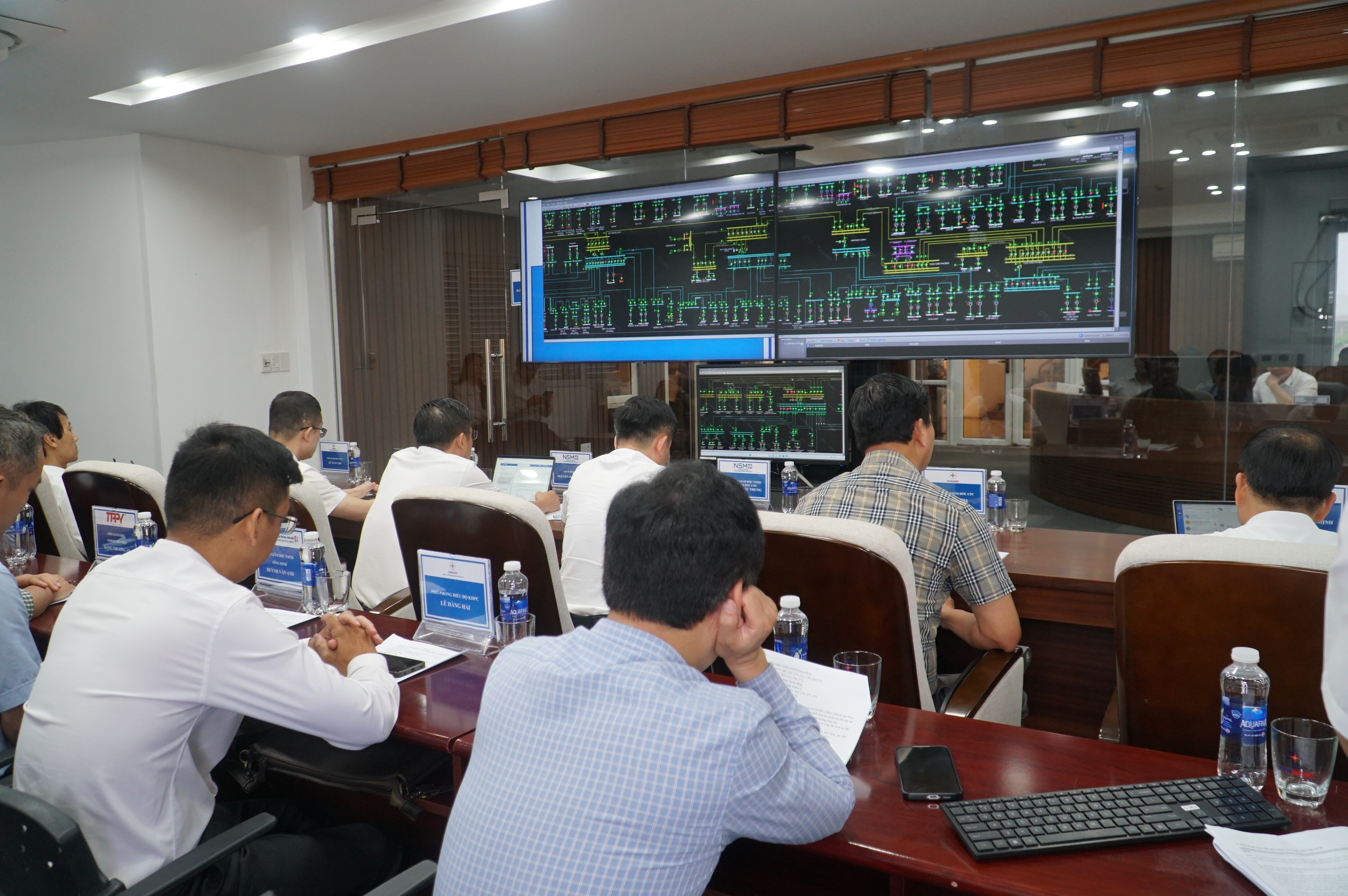 Diễn tập ứng phó sự cố hệ thống điện miền Trung