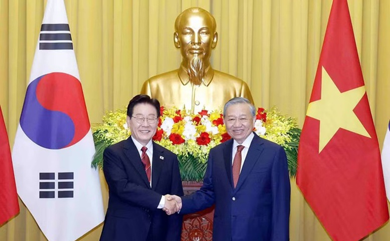 Tổng Bí thư, Chủ tịch nước Tô Lâm hội đàm với Tổng thống Hàn Quốc Lee Jae Myung