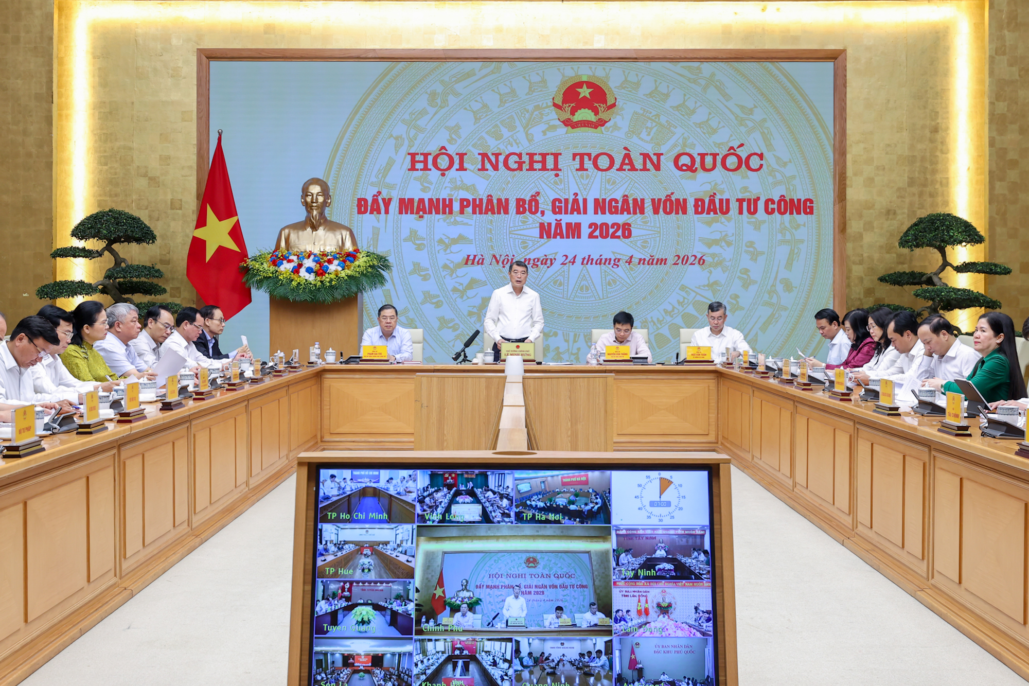 Thủ tướng: Phấn đấu giải ngân 100% vốn đầu tư công năm 2026