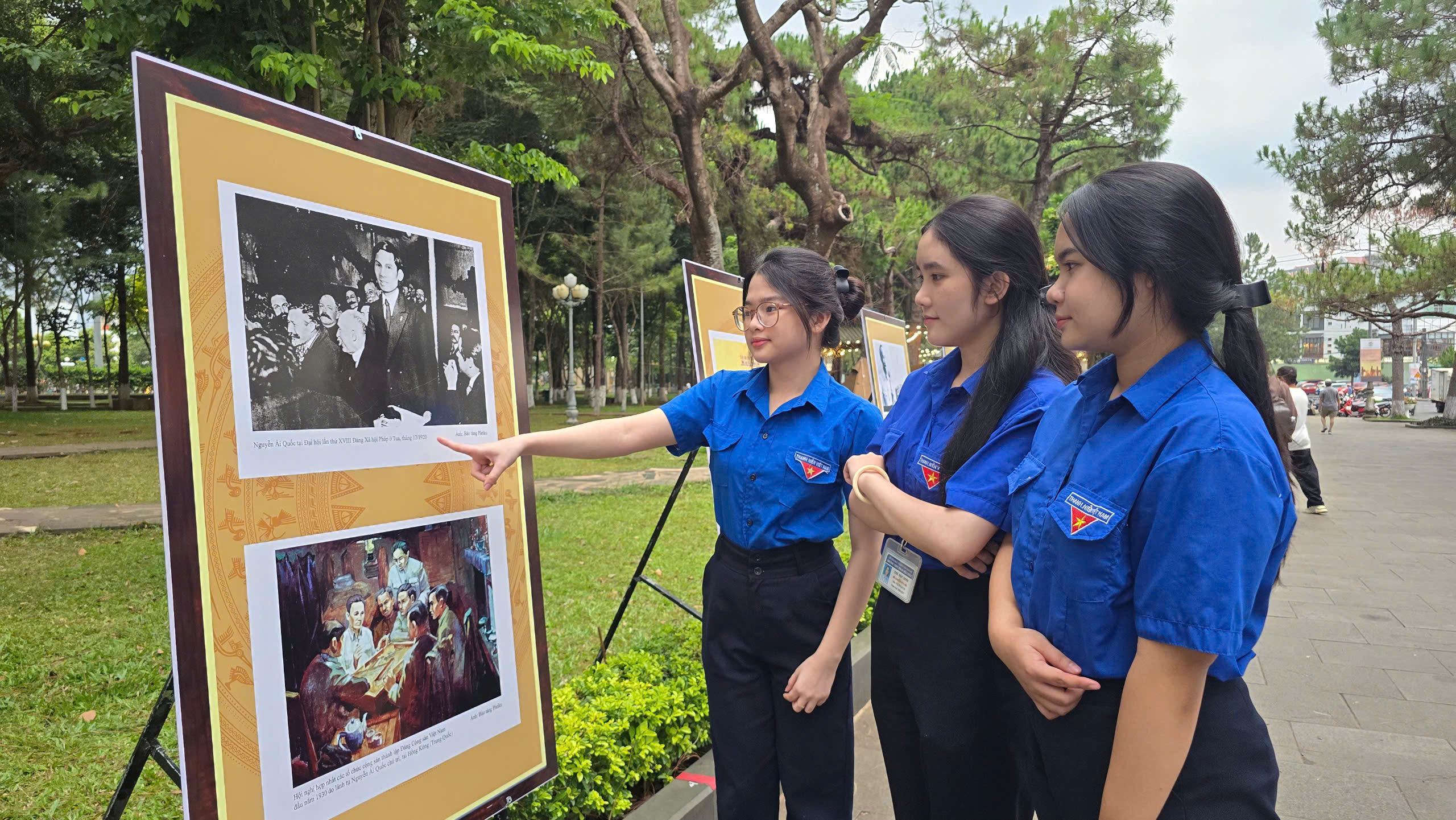 Ấn tượng không gian triển lãm 'Bác Hồ với các dân tộc Gia Lai'