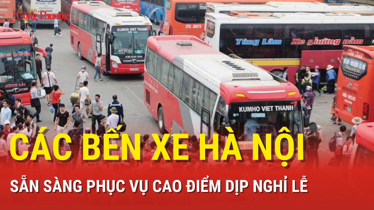 Các bến xe Hà Nội sẵn sàng phục vụ cao điểm dịp nghỉ lễ
