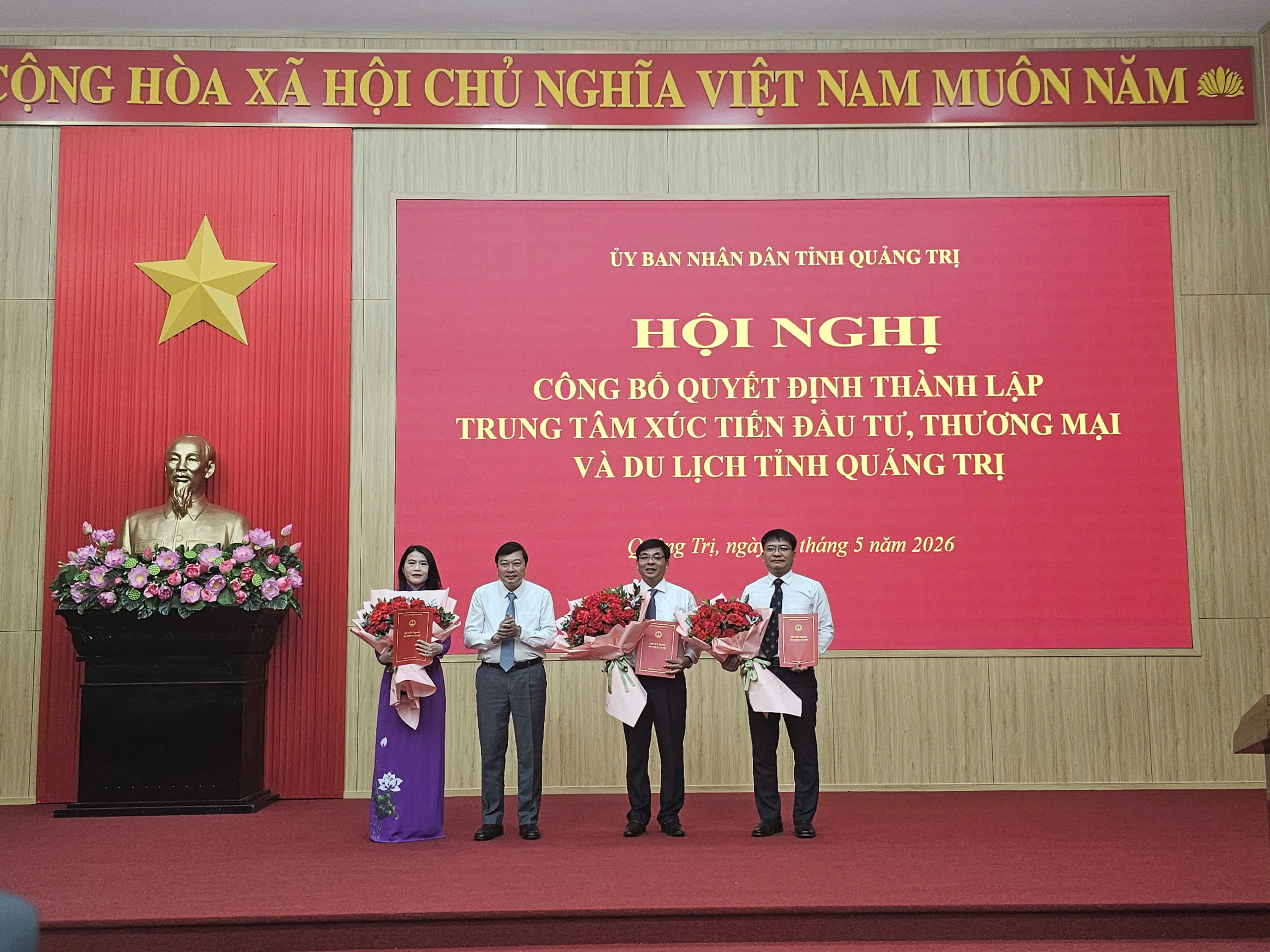 Quảng Trị: Bổ nhiệm Giám đốc Trung tâm Xúc tiến đầu tư, Thương mại và Du lịch 