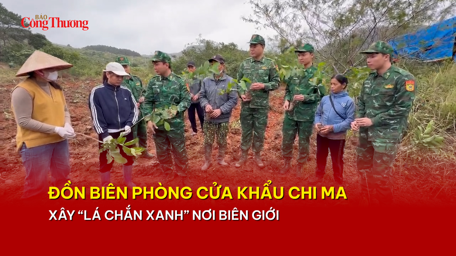 Đồn biên phòng Cửa khẩu Chi Ma xây 'lá chắn xanh' nơi biên giới