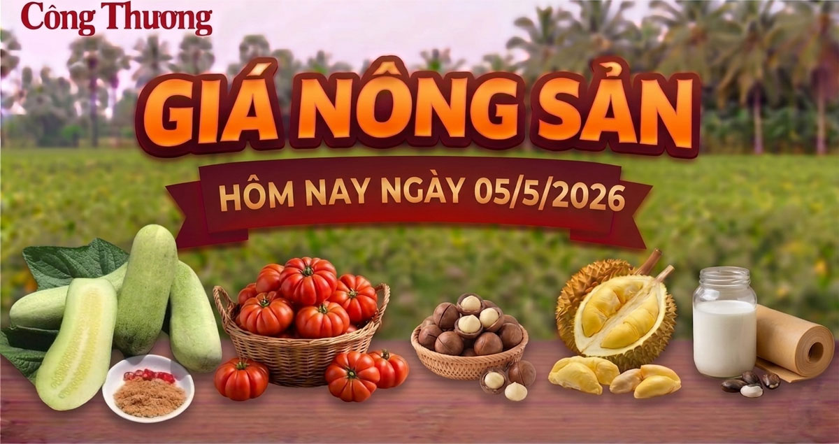 Giá nông sản hôm nay ngày 5/5: Các mặt hàng vào vụ thu hoạch, giá tốt