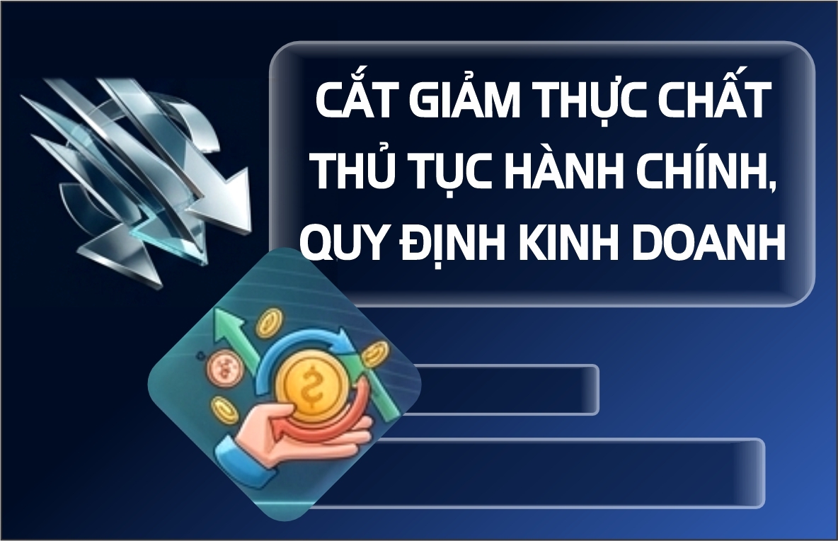 Infographic | Cắt giảm thực chất thủ tục hành chính, quy định kinh doanh