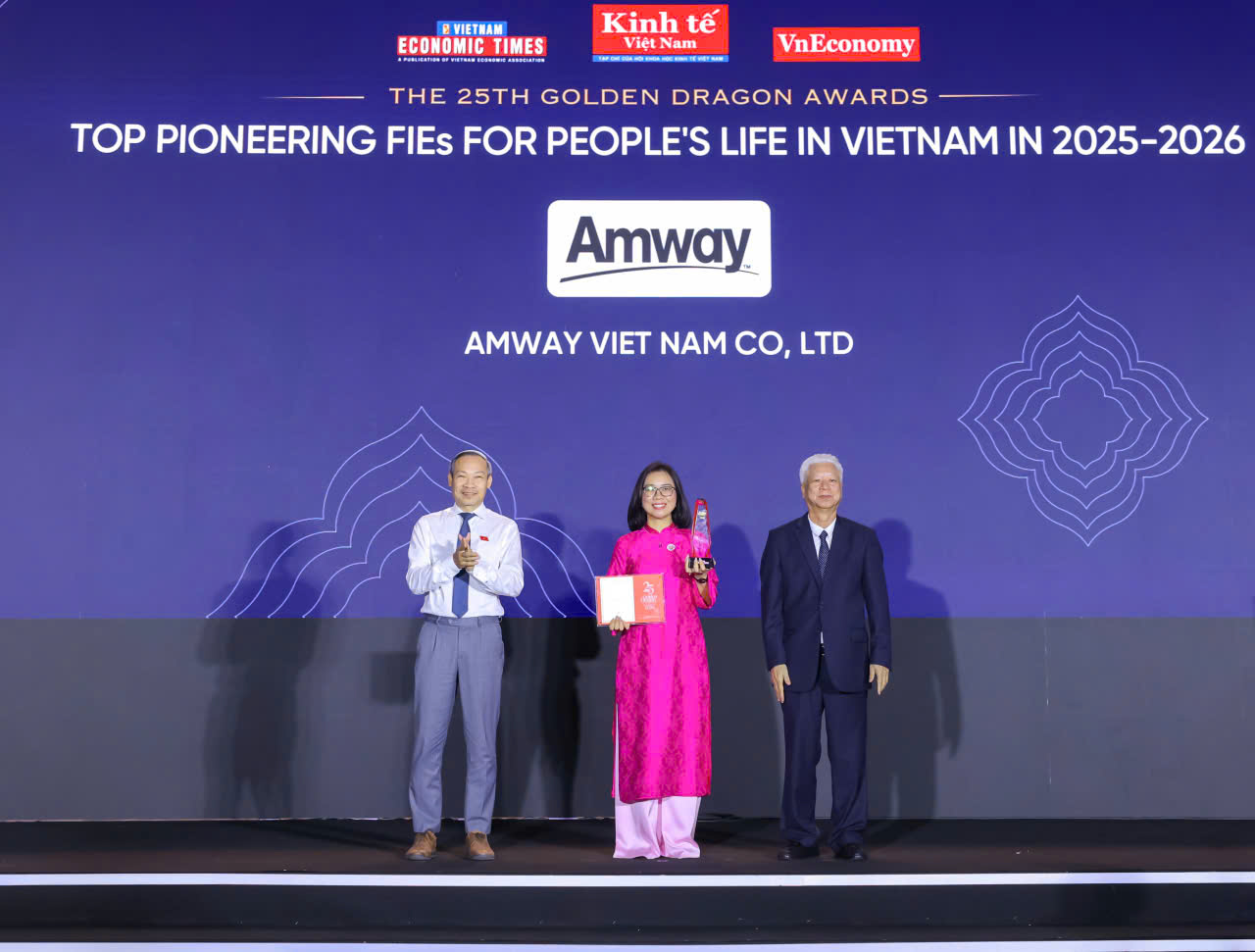 Amway Việt Nam ghi dấu ấn lần thứ 10 tại Giải thưởng Rồng Vàng