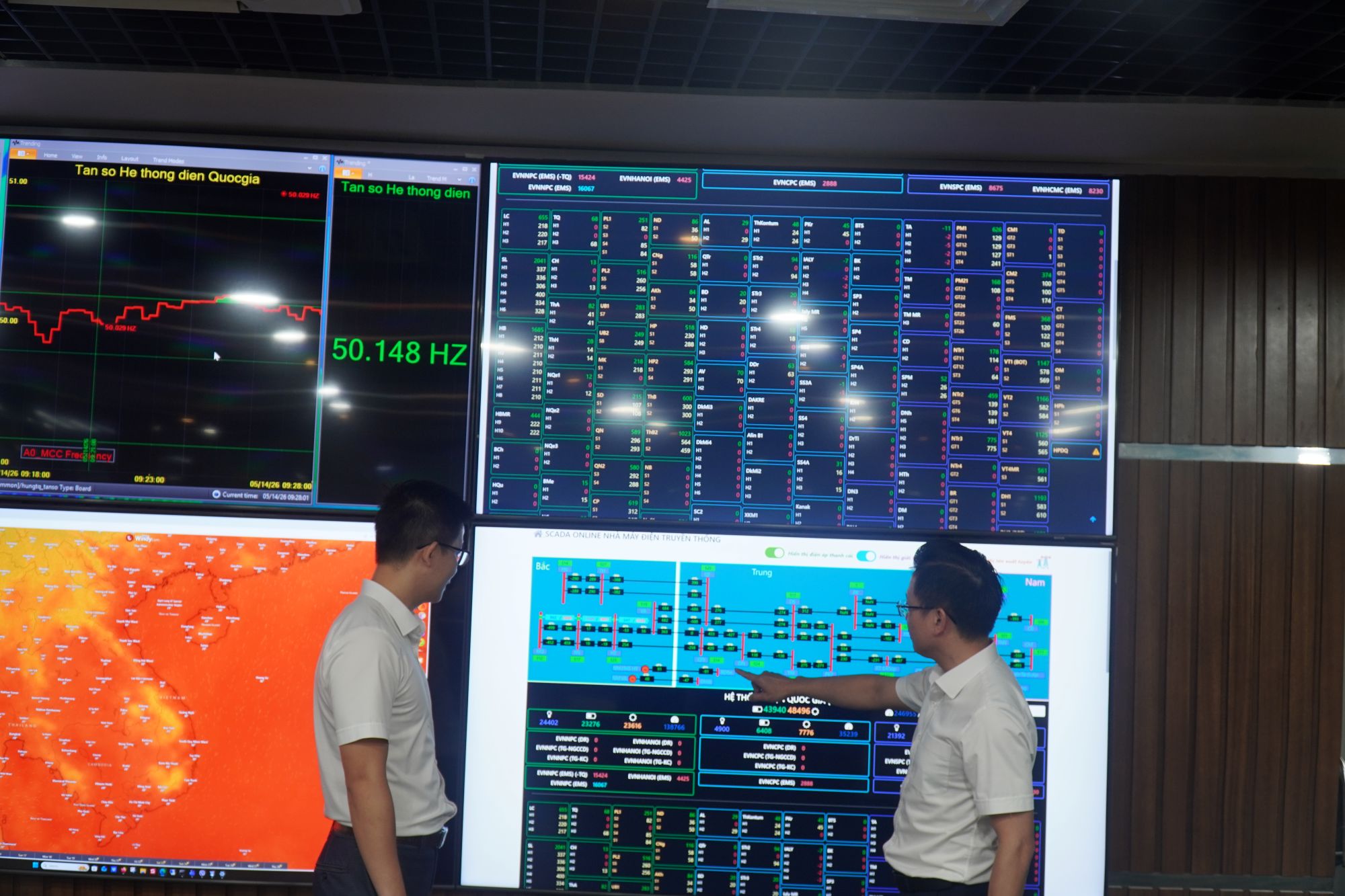 Sản lượng điện ngày 15/5 đã vượt kỷ lục của năm 2025