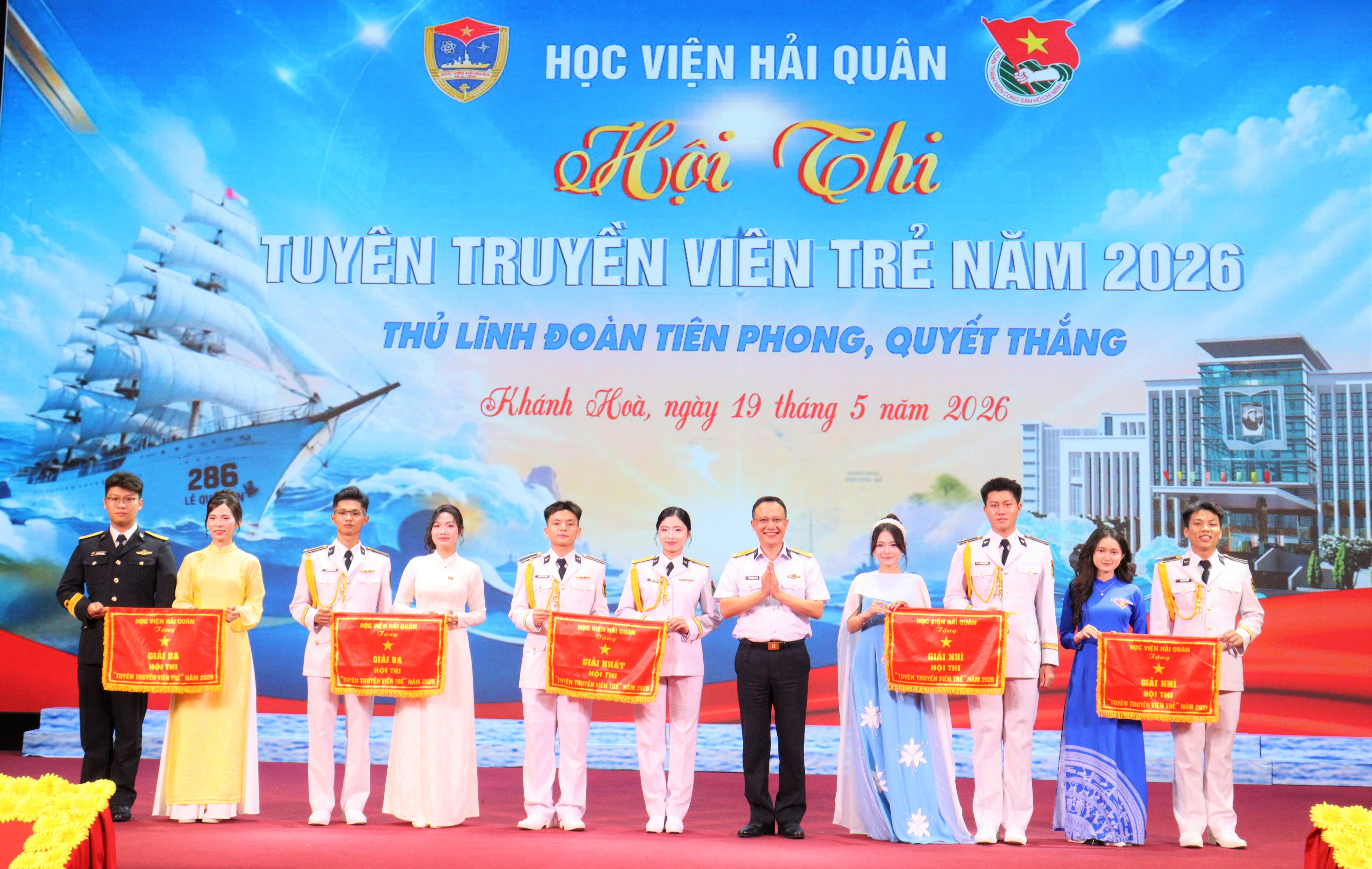 Học viện Hải quân: Sôi nổi Hội thi ‘Thủ lĩnh Đoàn tiên phong quyết thắng’