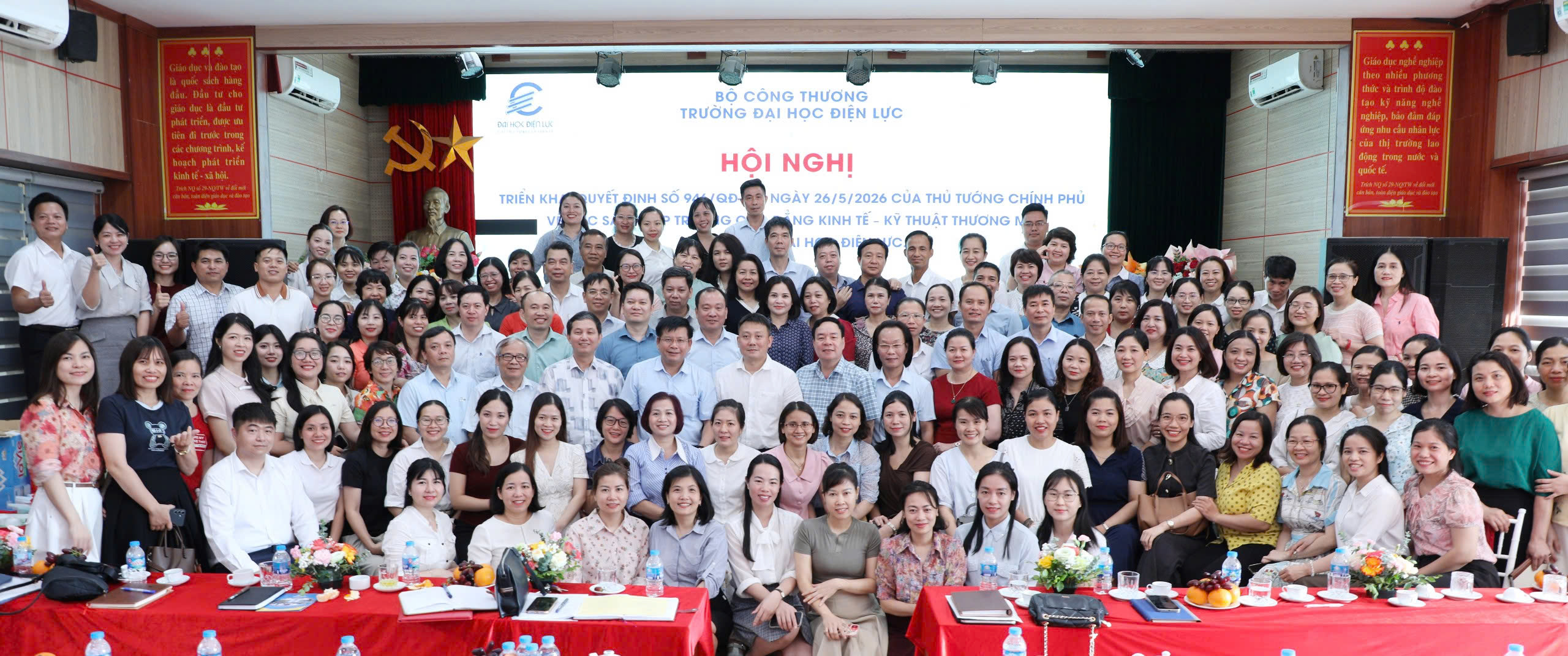 Sáp nhập Trường Cao đẳng Kinh tế - Kỹ thuật Thương mại vào Trường Đại học Điện lực 
