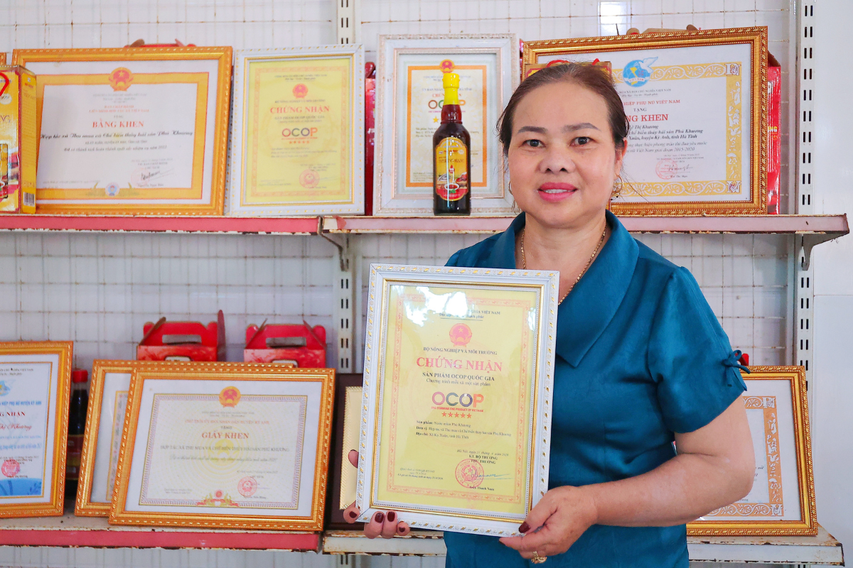 Đưa nước mắm làng biển đến thương hiệu OCOP 5 sao quốc gia