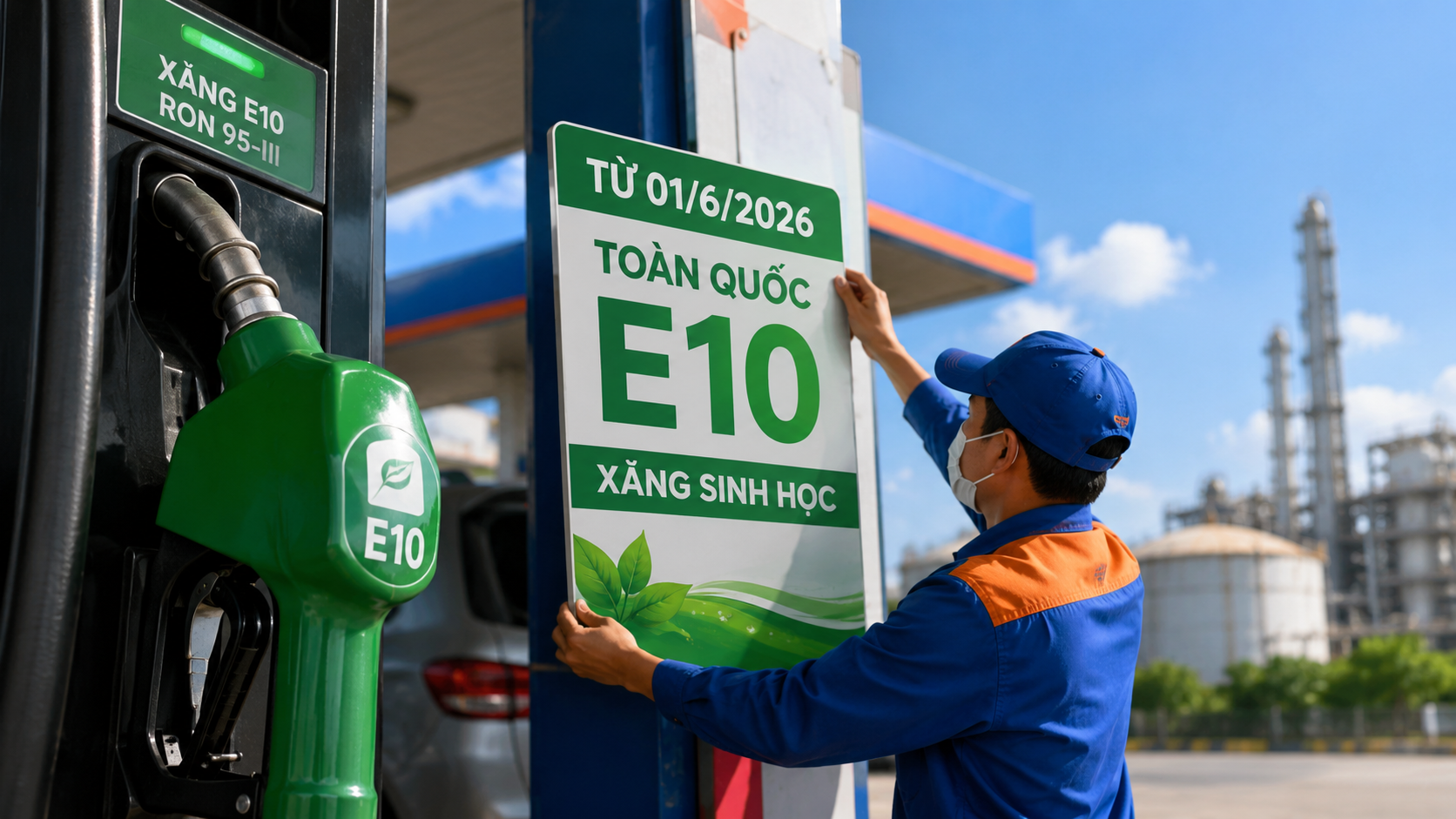 Xăng E10: Không thể chậm hơn trên hành trình xanh hóa giao thông