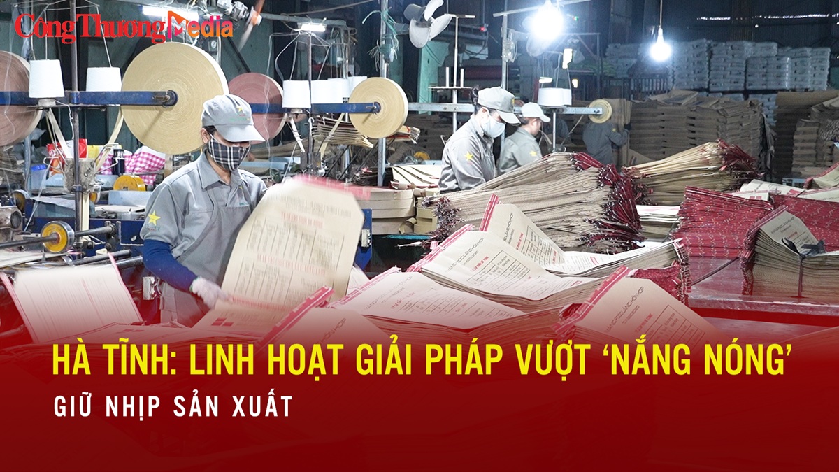 Hà Tĩnh: Linh hoạt giải pháp vượt nắng nóng, giữ nhịp sản xuất