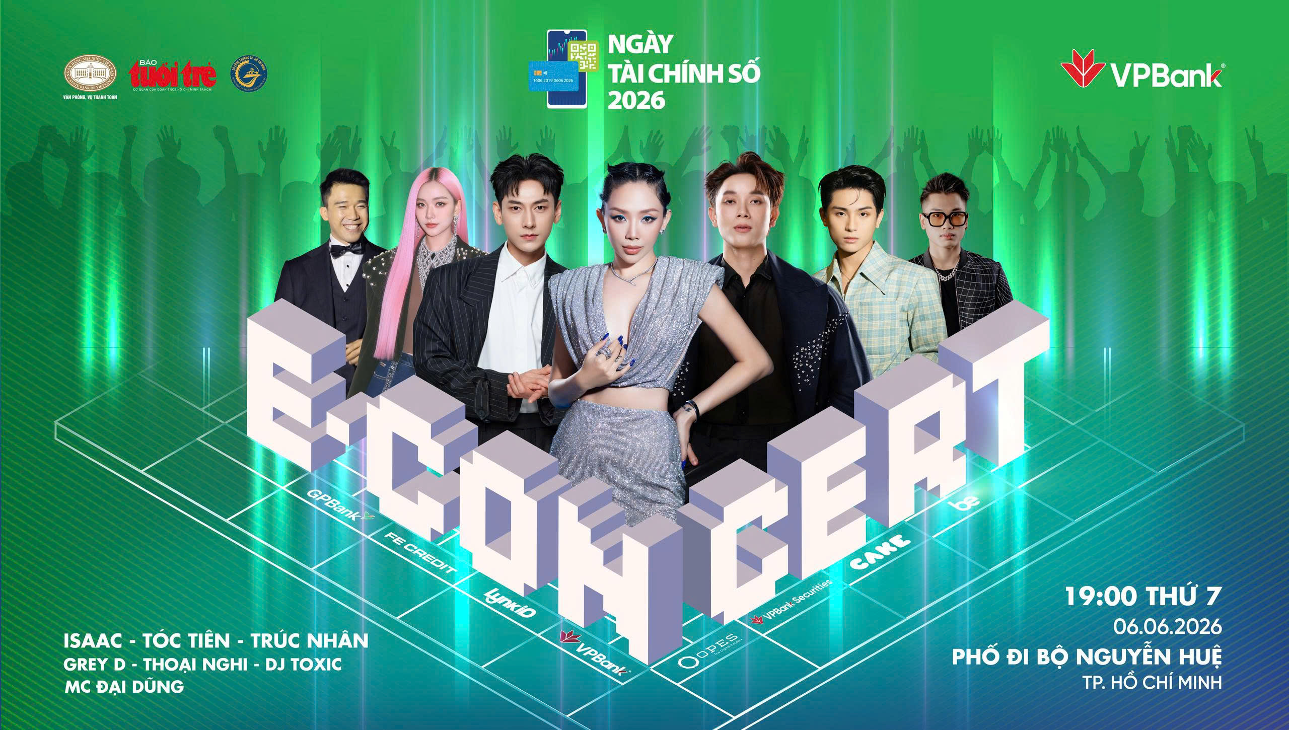 E-Concert Ngày tài chính số 2026 hé lộ đại tiệc âm nhạc hoành tráng
