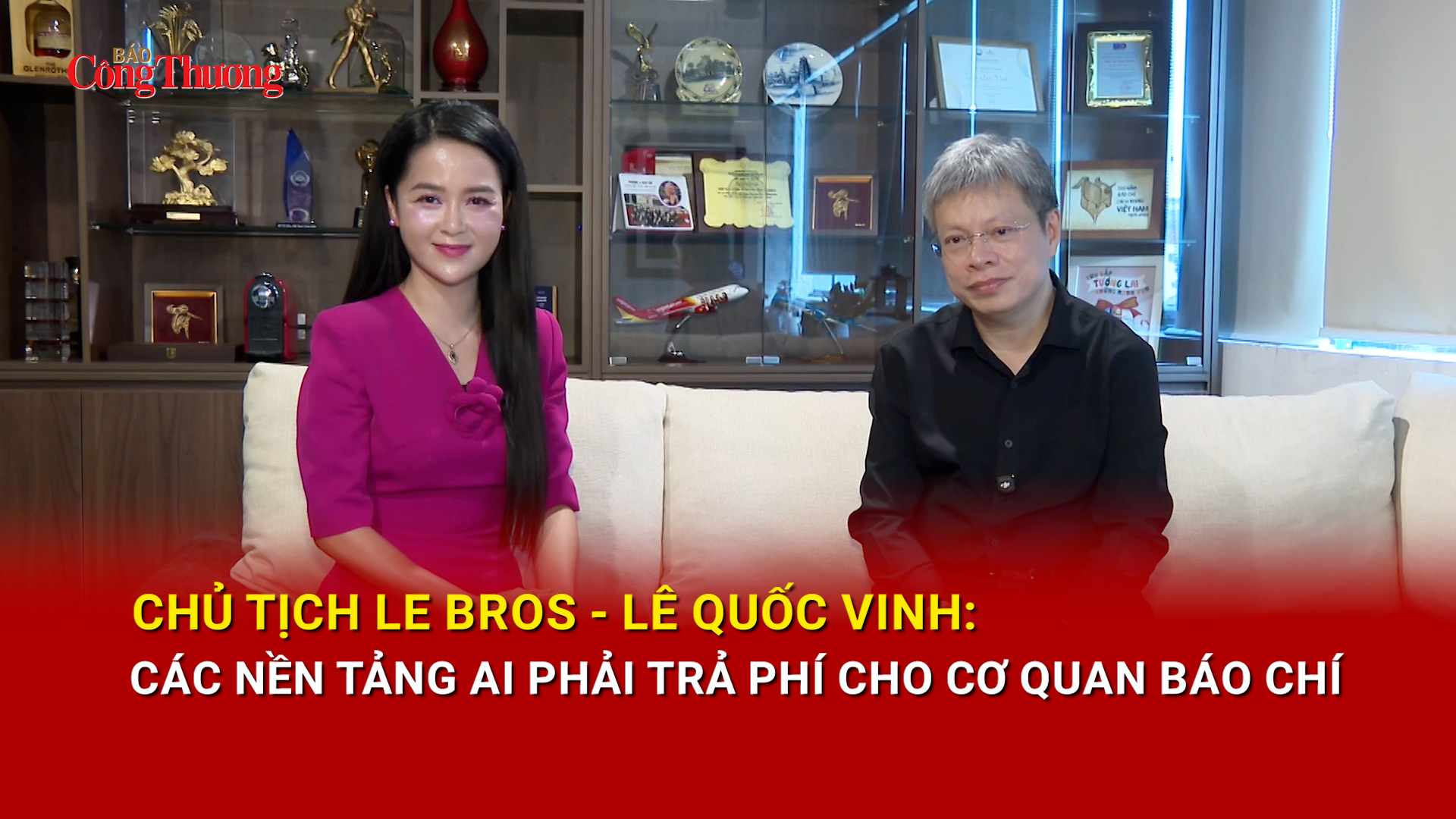 Chủ tịch Le Bros Lê Quốc Vinh: Các nền tảng AI phải trả phí cho cơ quan báo chí