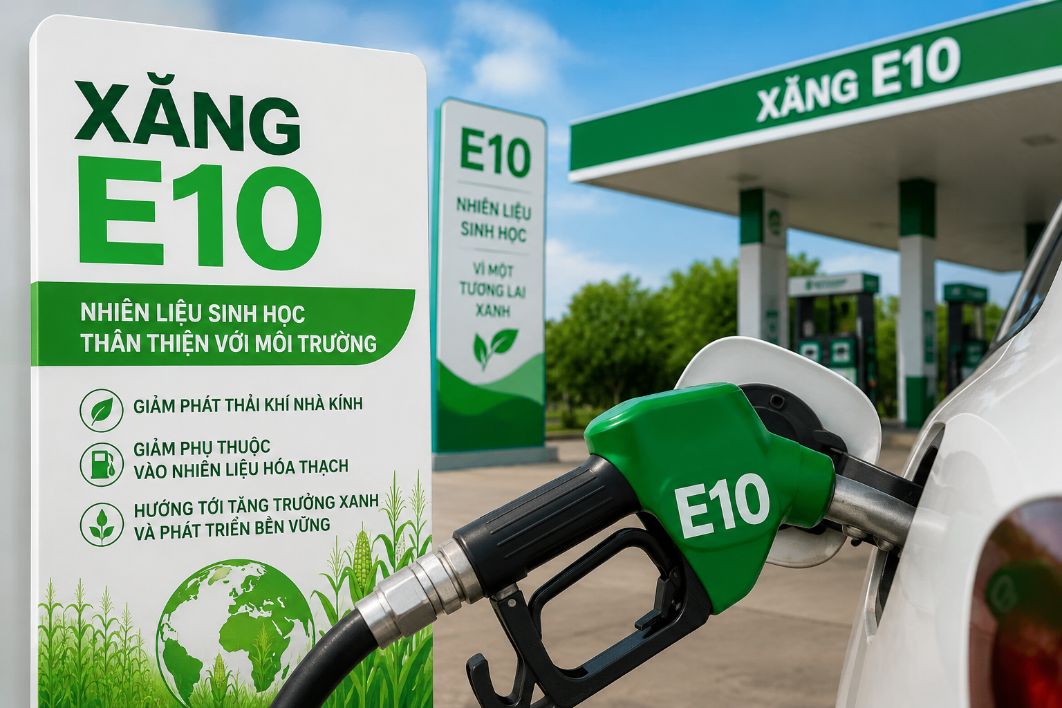Xăng E10: Cần nhìn đúng bản chất của chủ trương phát triển nhiên liệu sinh học