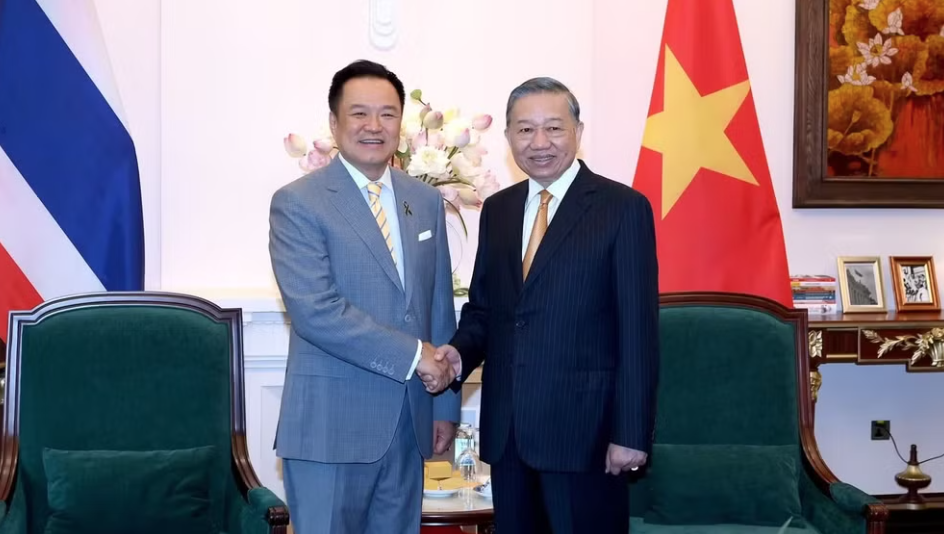 Tổng Bí thư, Chủ tịch nước Tô Lâm tiếp Thủ tướng Thái Lan