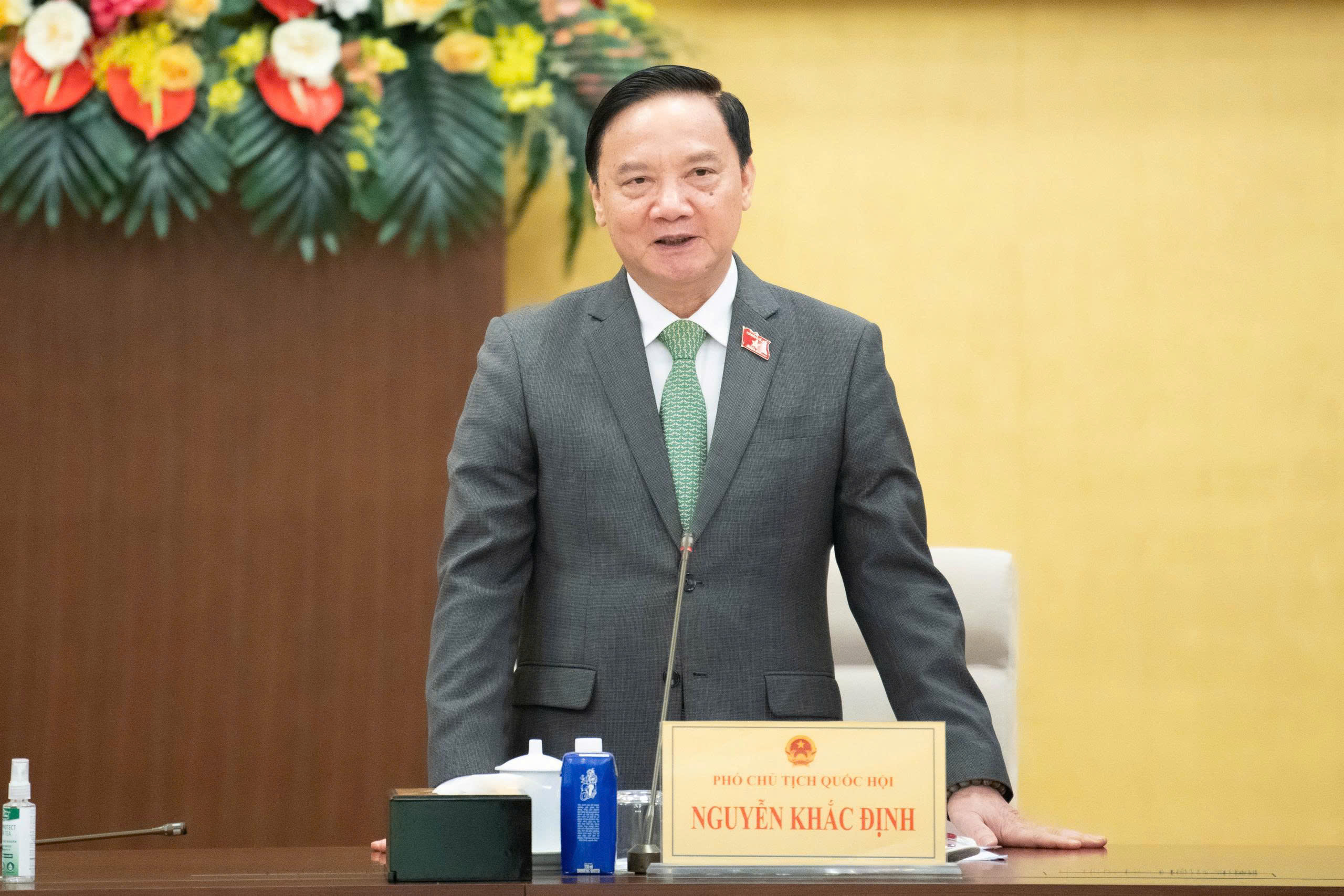 Phó Chủ tịch Quốc hội Nguyễn Khắc Định nhận thêm nhiệm vụ mới