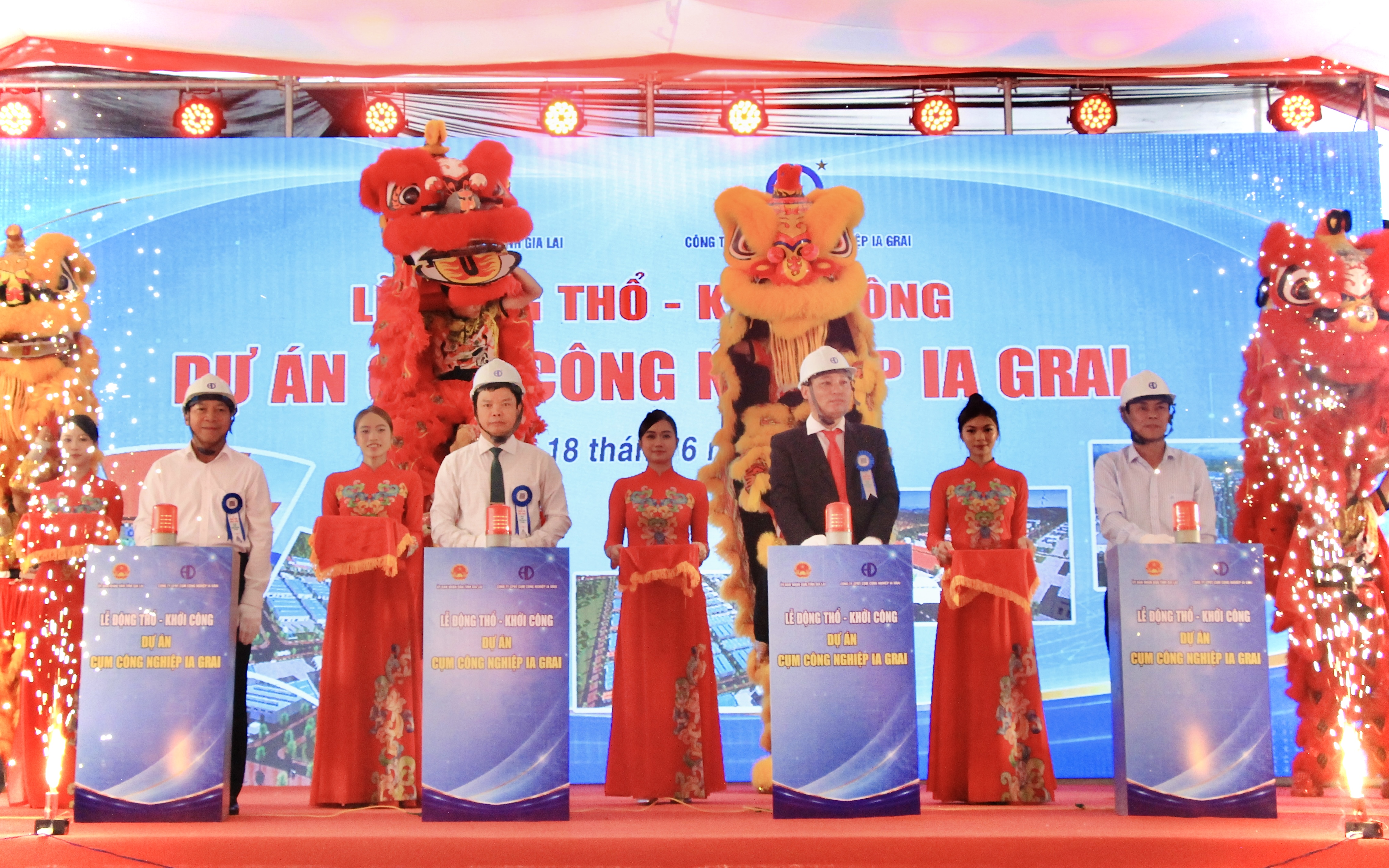 Gia Lai động thổ Cụm công nghiệp Ia Grai, tổng vốn hơn 226 tỷ đồng