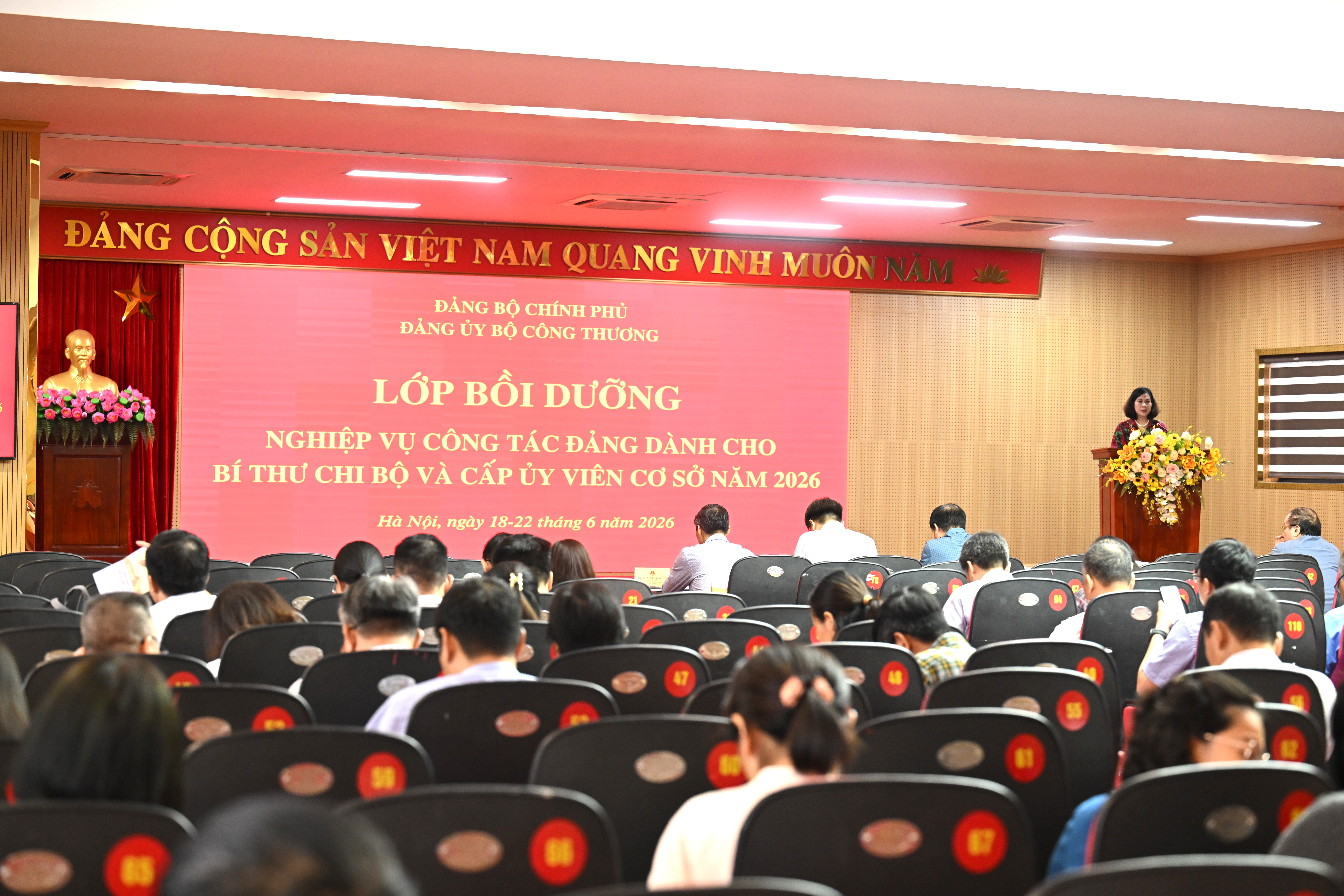 Đảng uỷ Bộ Công Thương tổ chức bồi dưỡng nghiệp vụ công tác Đảng cho bí thư chi bộ, cấp ủy viên cơ sở