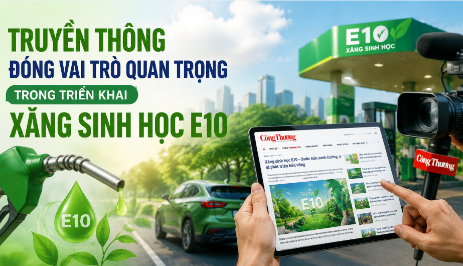 Báo chí góp phần đưa chính sách xăng nhiên liệu sinh học E10 vào cuộc sống