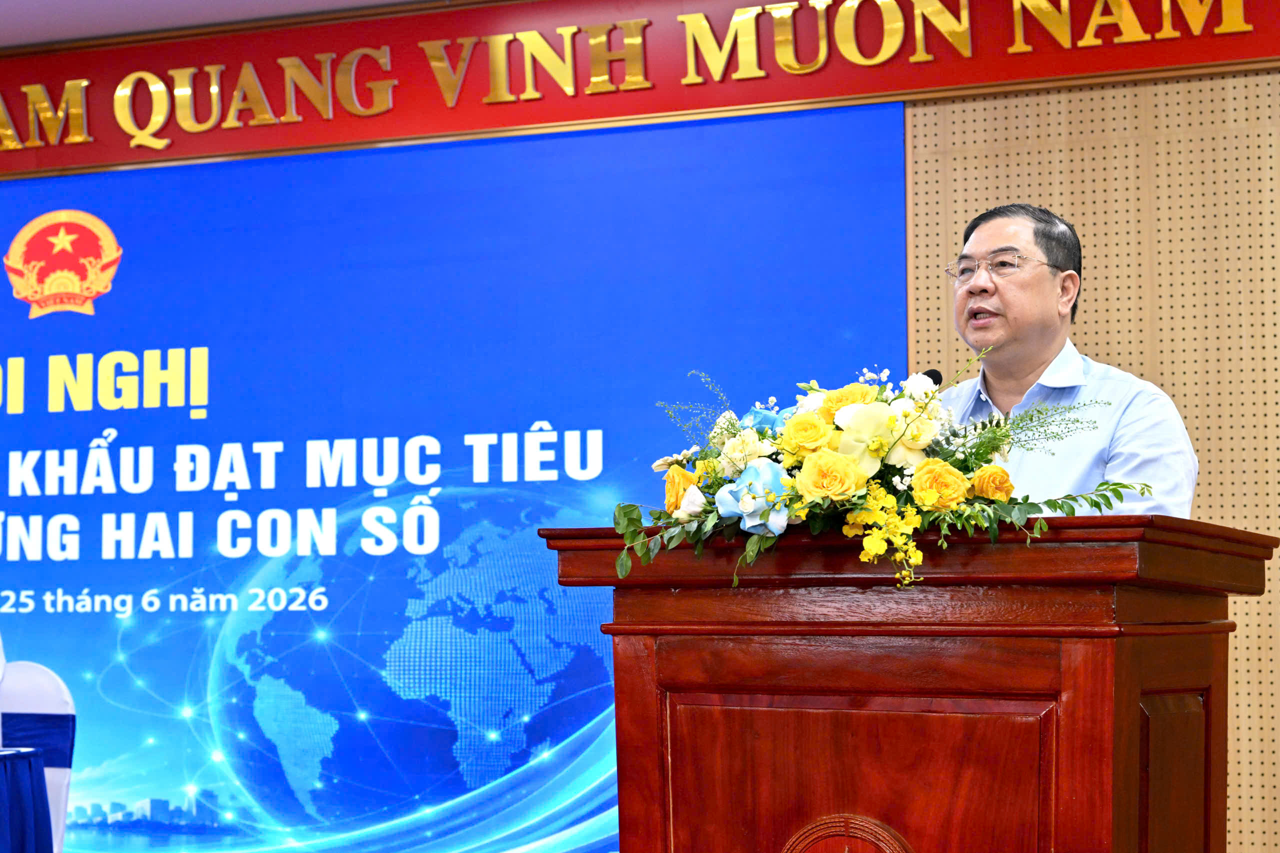 Chùm ảnh: Hội nghị thúc đẩy xuất khẩu đạt mục tiêu tăng trưởng hai con số 