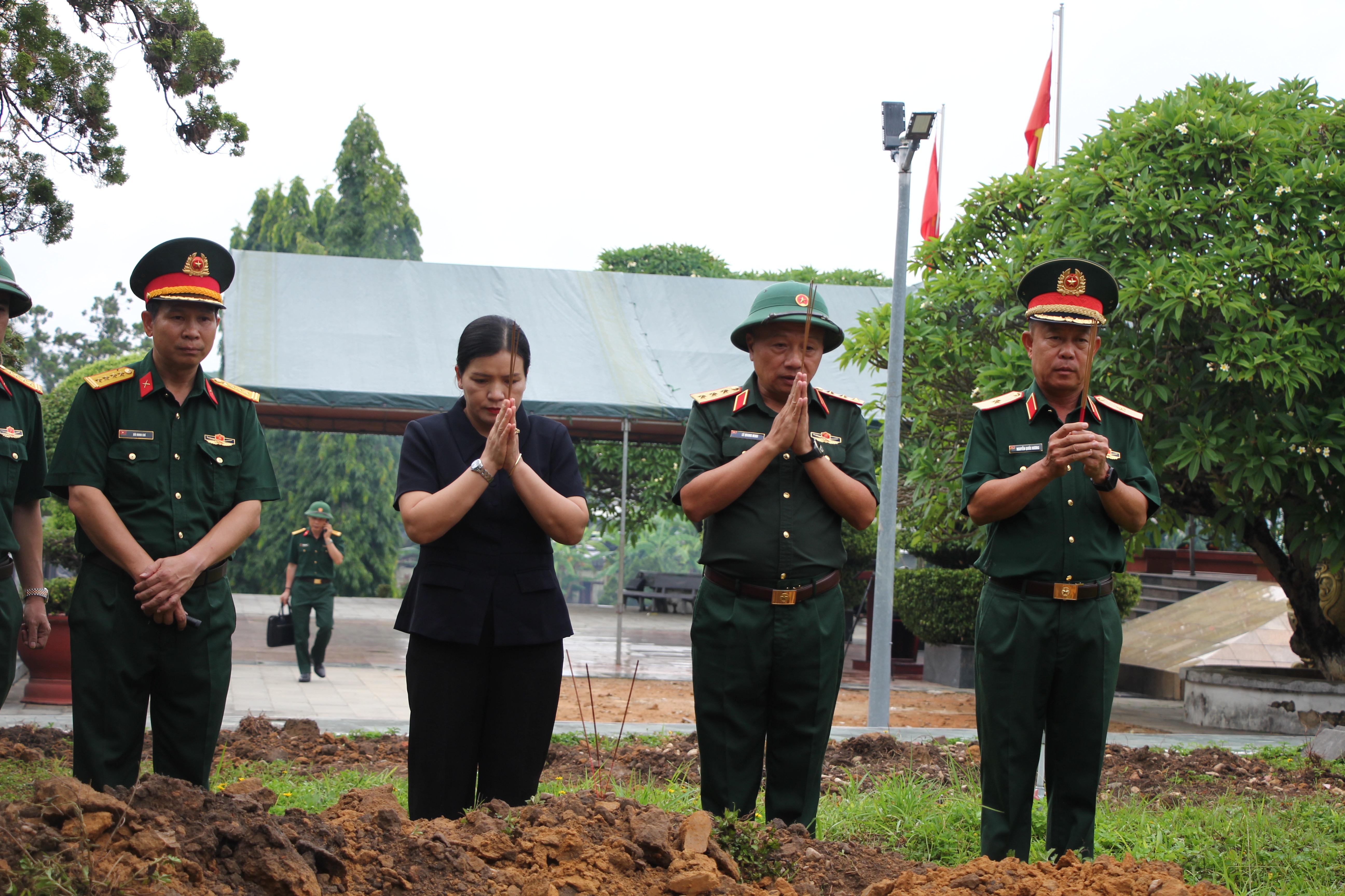 Quảng Ngãi: Tìm thấy một hài cốt liệt sĩ tại Nghĩa trang Đăk Cấm