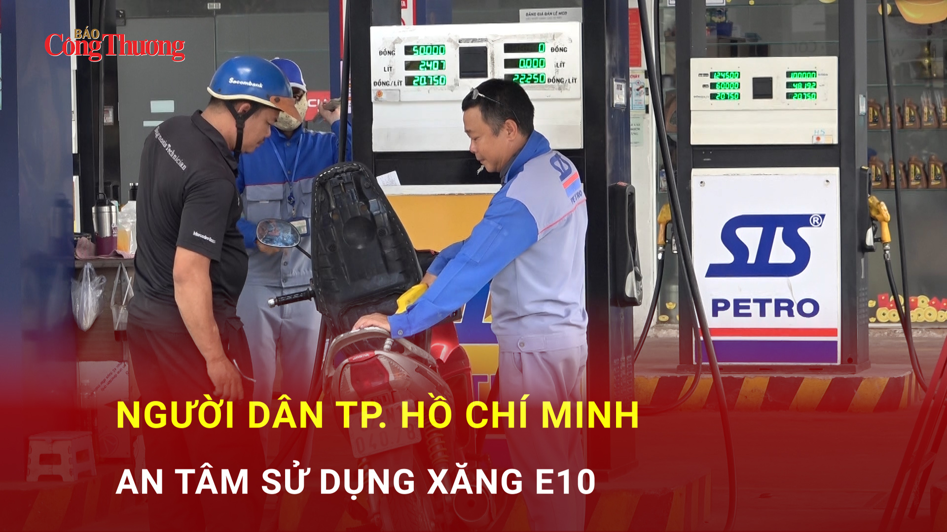Người dân TP. Hồ Chí Minh an tâm sử dụng xăng E10