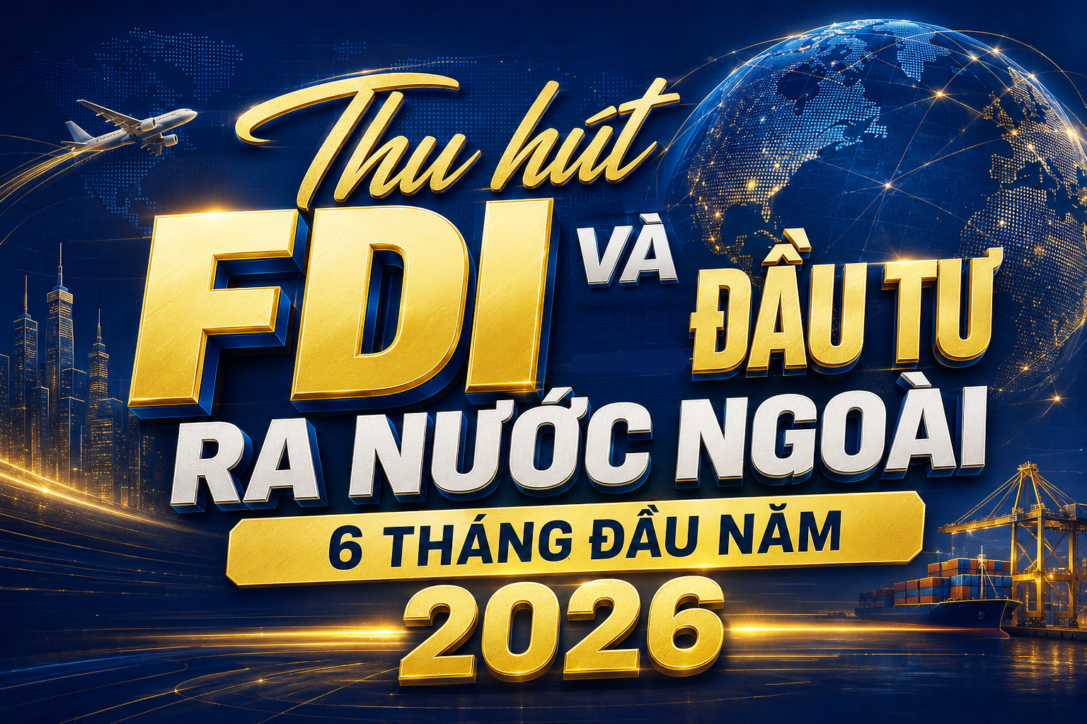 Infographic | Thu hút FDI 6 tháng đầu năm 2026 tăng cao nhất trong 5 năm qua