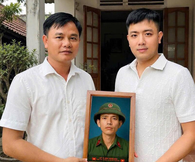 Chàng trai Thanh Hóa  phục dựng miễn phí hơn 1.000 ảnh chân dung liệt sĩ