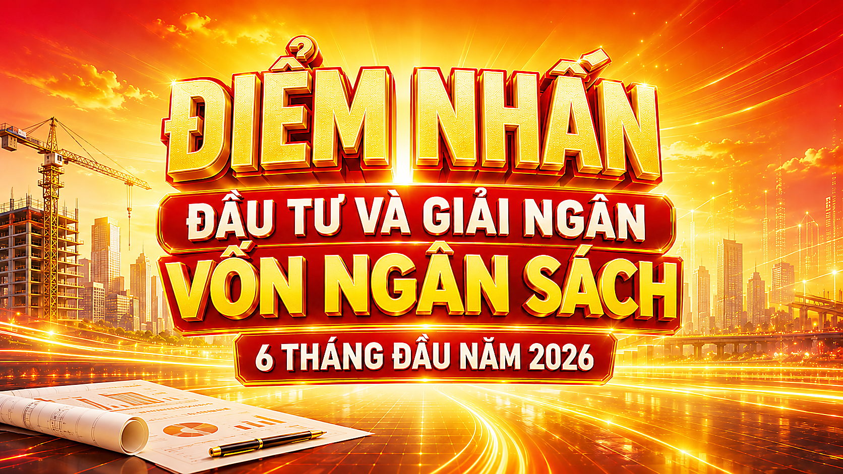 Infogarphic | Điểm nhấn đầu tư và giải ngân vốn ngân sách Nhà nước 6 tháng năm 2026