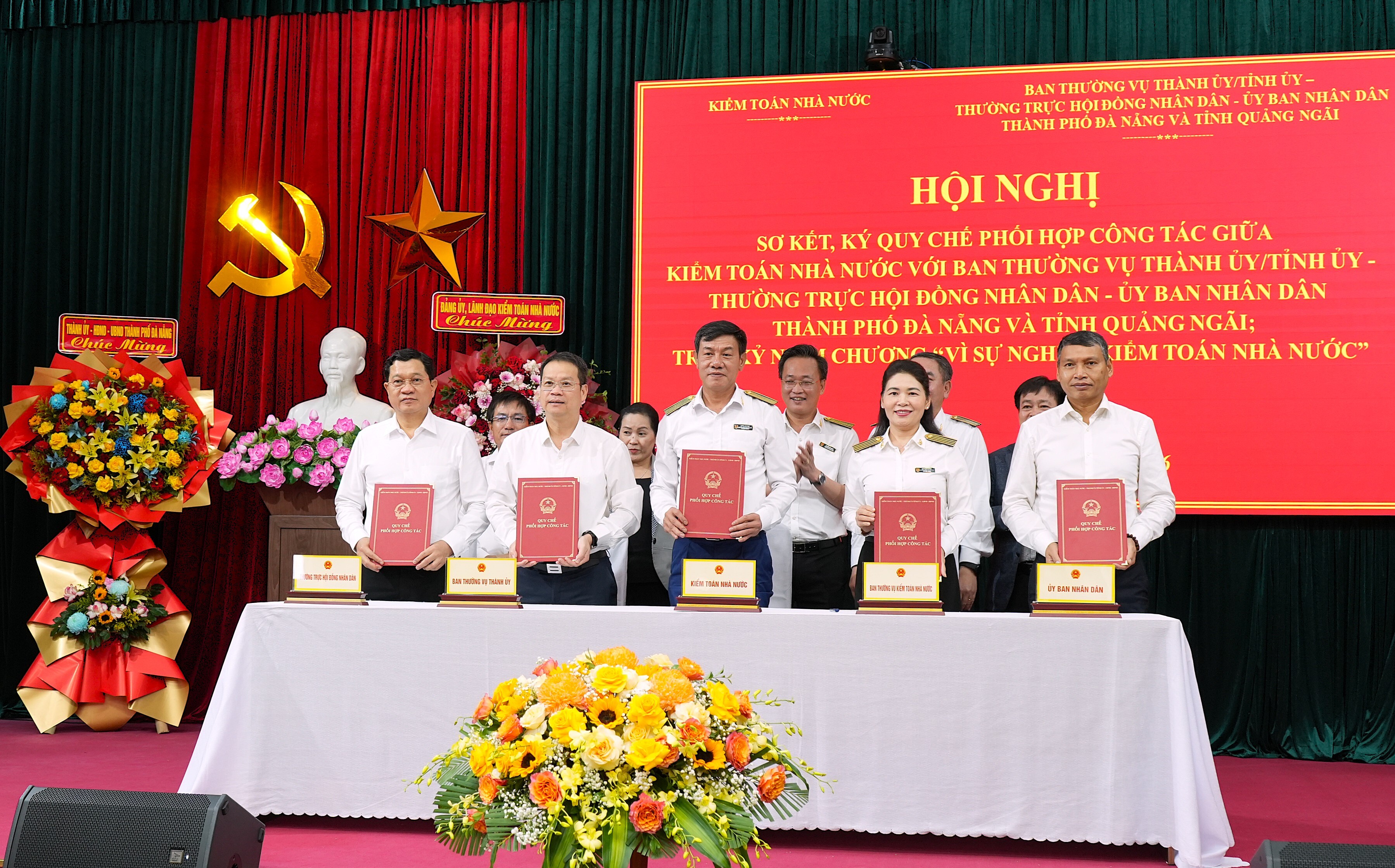 Kiểm toán nhà nước ký Quy chế phối hợp với Đà Nẵng và Quảng Ngãi