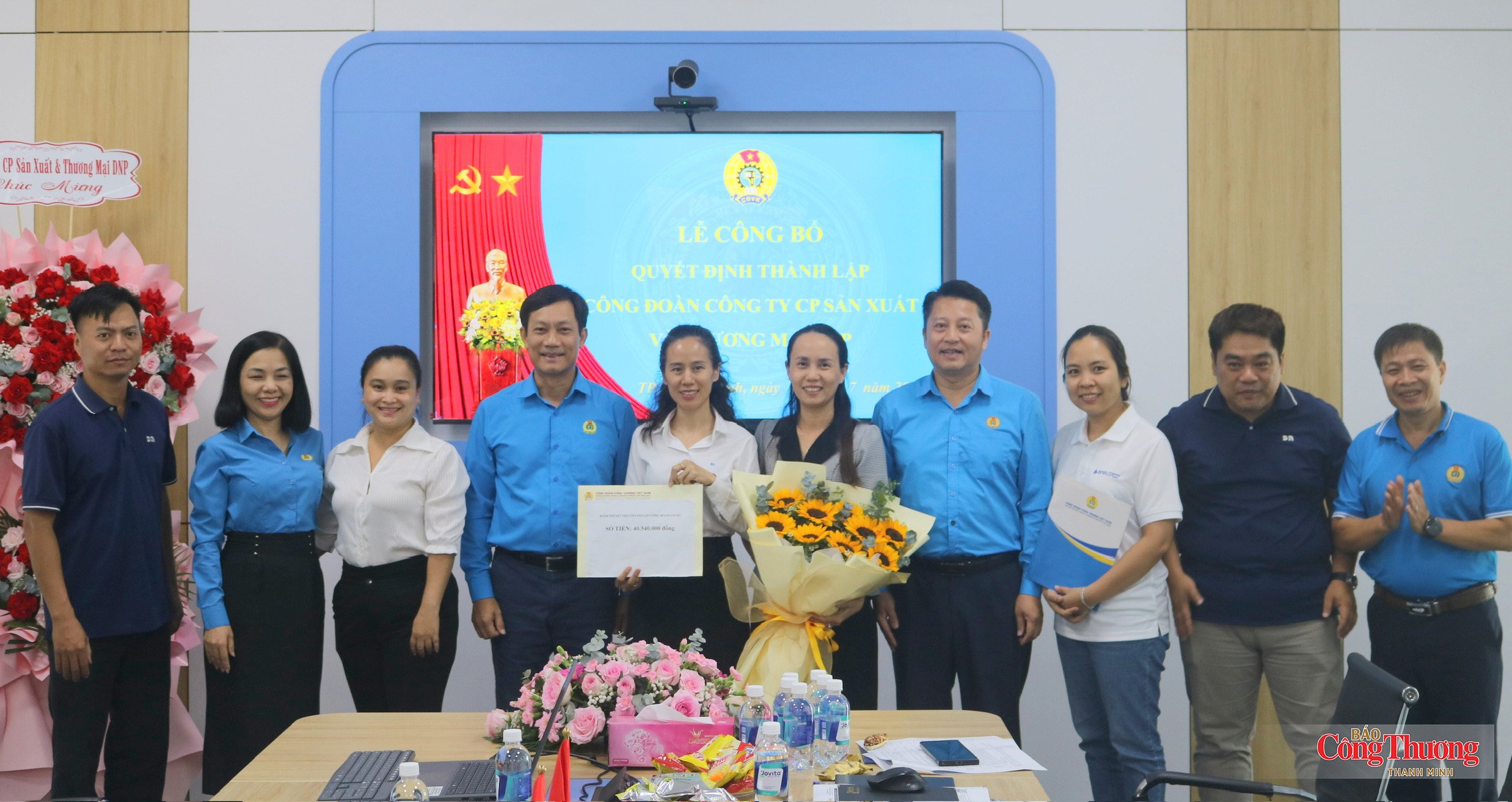 Công đoàn Công Thương Việt Nam thành lập công đoàn cơ sở