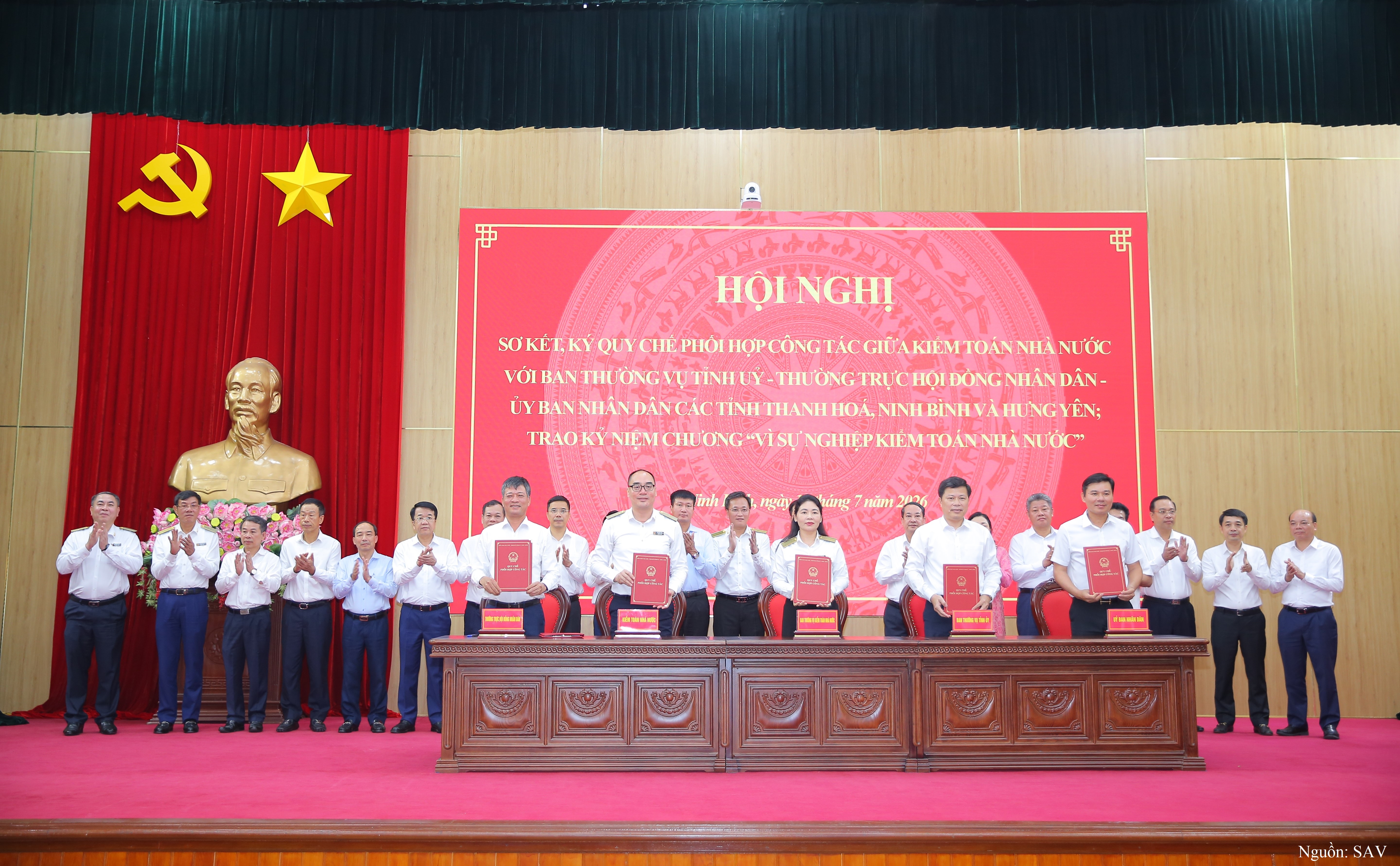 Kiểm toán nhà nước ký Quy chế phối hợp với Thanh Hóa, Ninh Bình và Hưng Yên