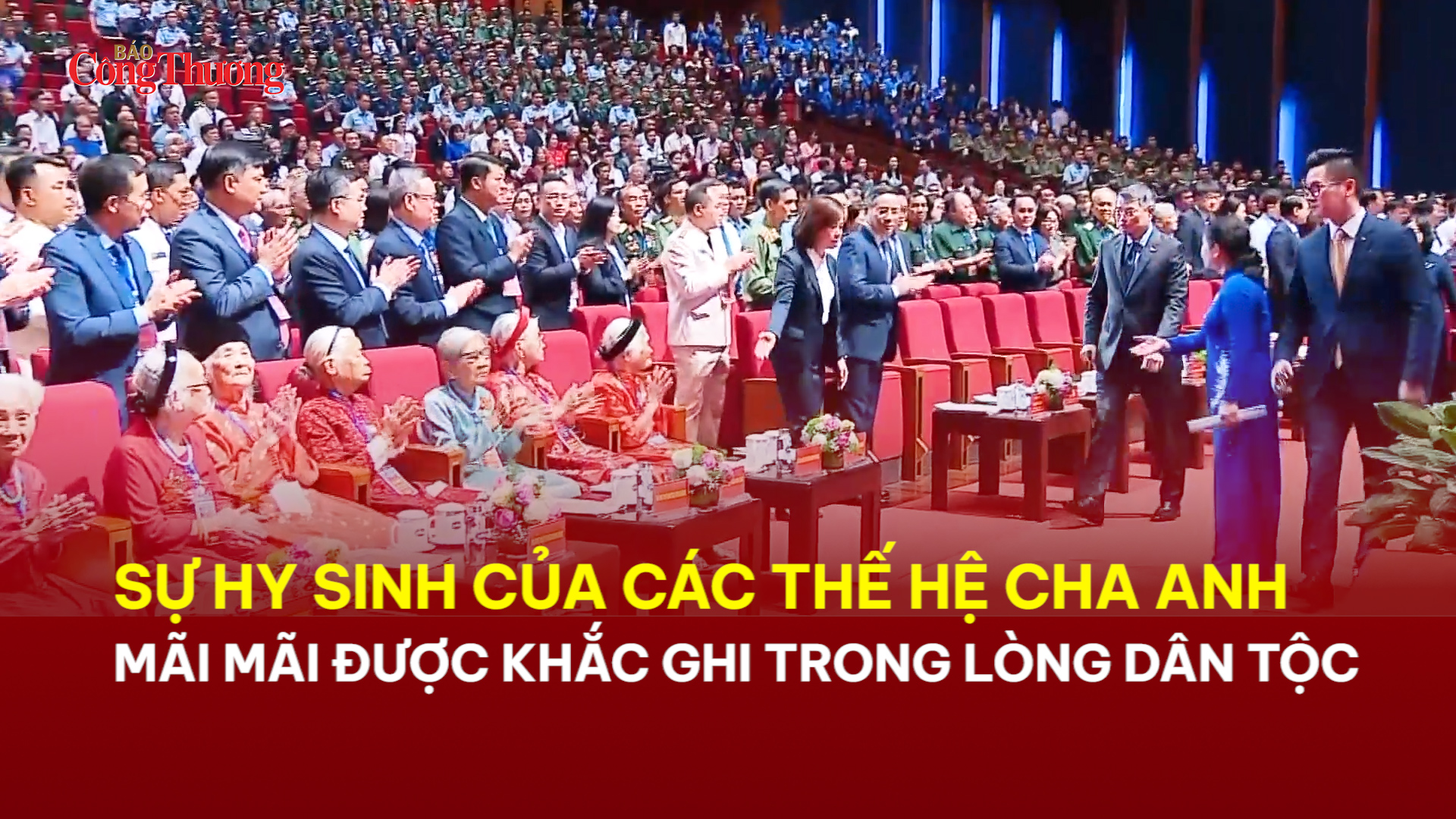 Sự hy sinh của các thế hệ cha anh mãi mãi được khắc ghi trong lòng dân tộc