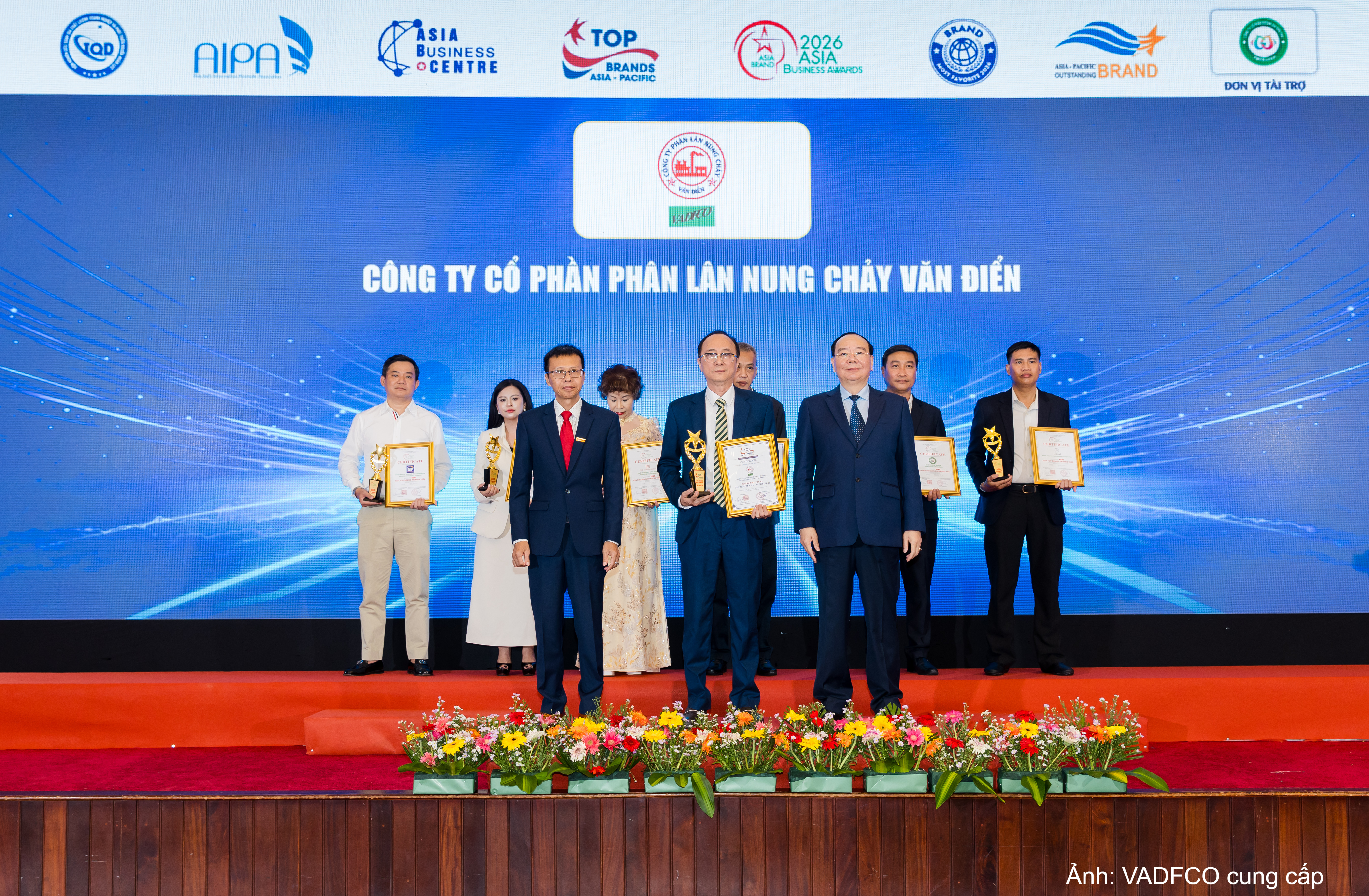 VADFCO: Khẳng định vị thế Top 10 thương hiệu hàng đầu châu Á năm 2026