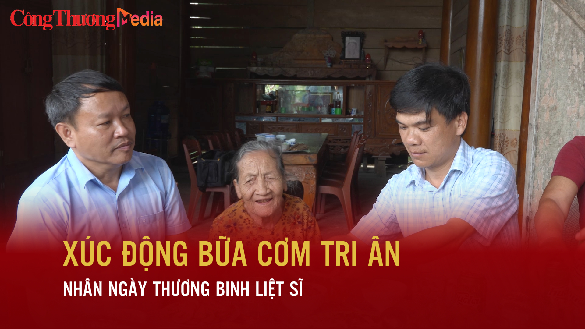 Xúc động bữa cơm tri ân nhân Ngày Thương binh - Liệt sĩ