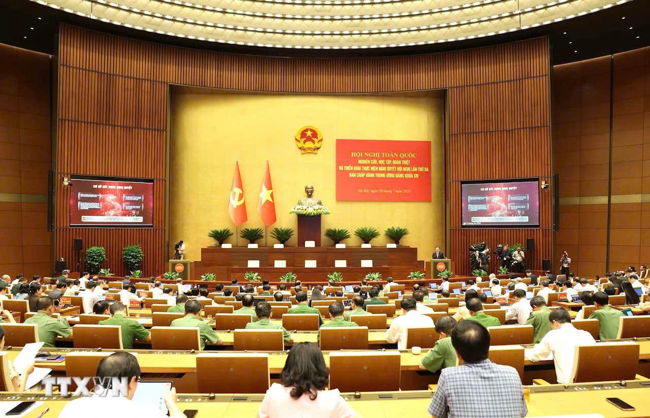 Hội nghị toàn quốc quán triệt, triển khai Nghị quyết Trung ương 3 khoá XIV