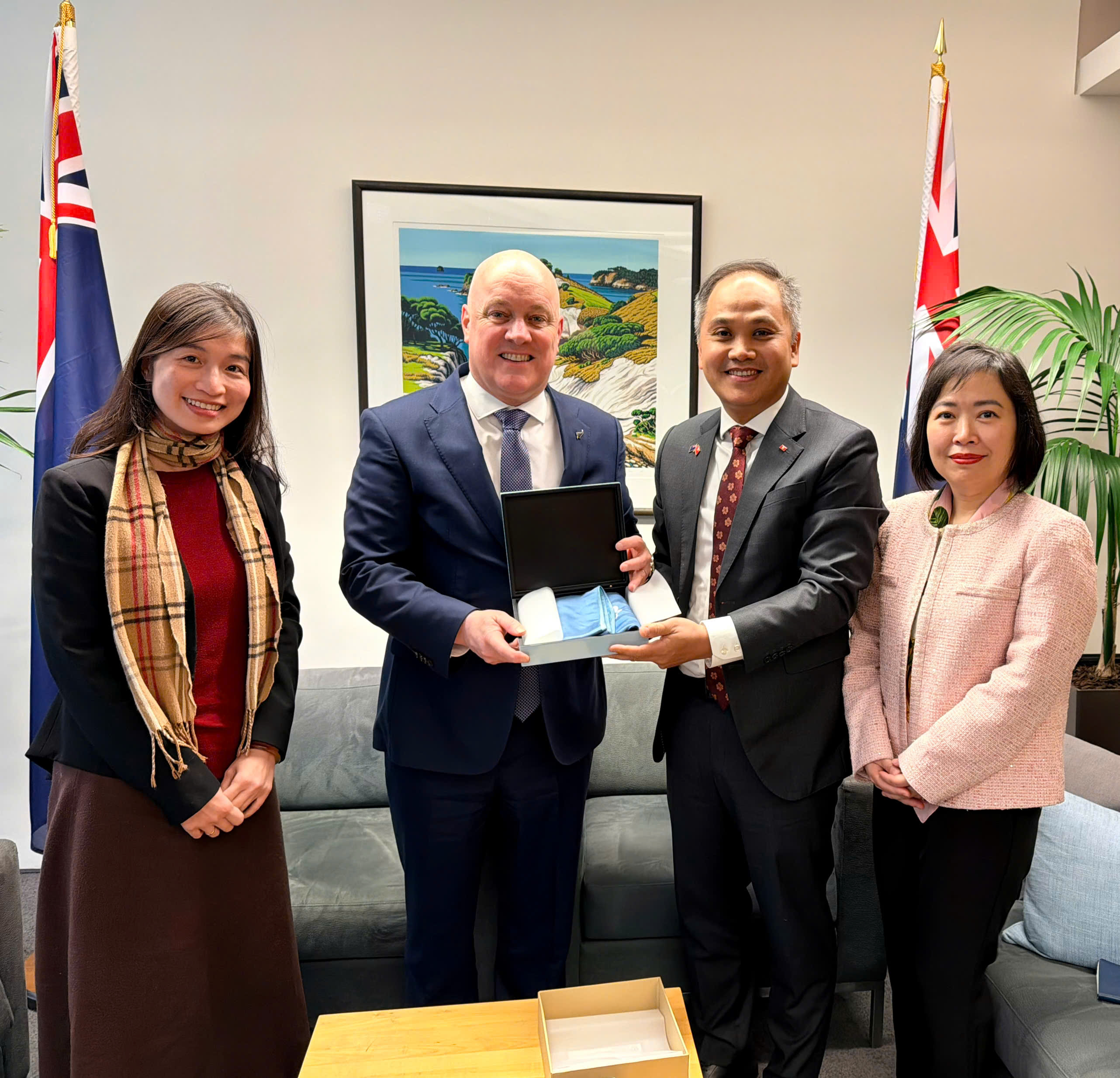 Đưa hợp tác kinh tế, thương mại Việt Nam - New Zealand lên tầm cao mới