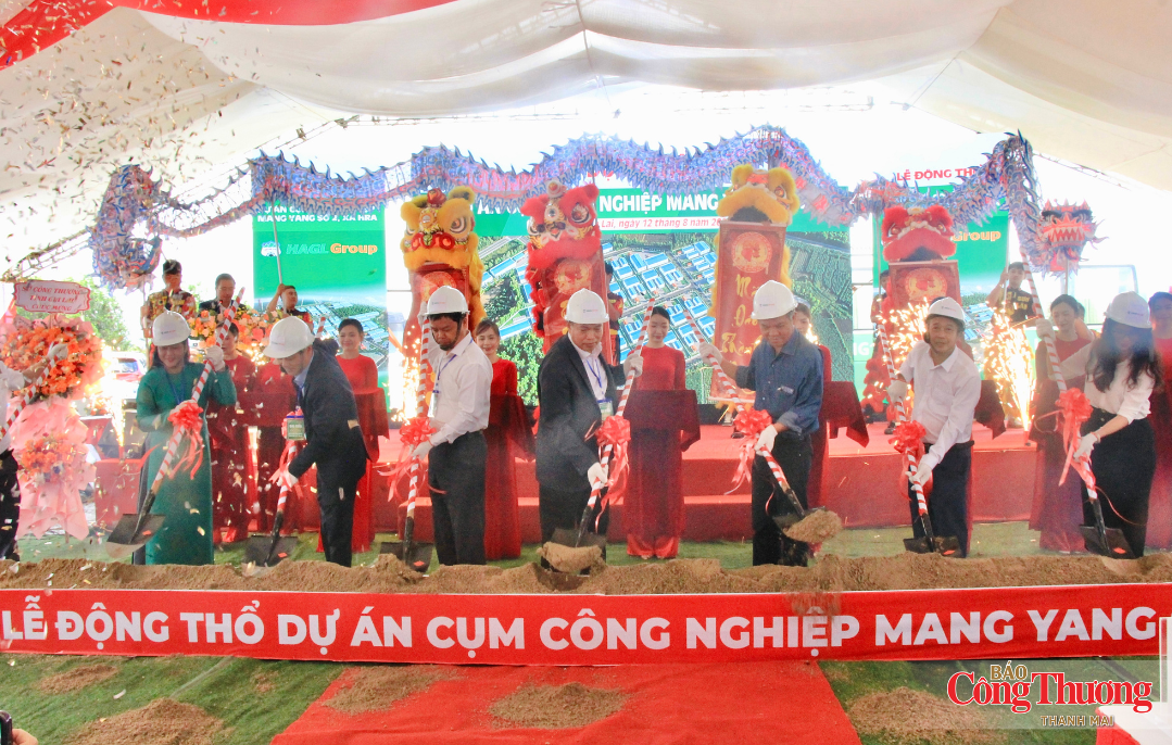 Gia Lai: Động thổ Cụm công nghiệp Mang Yang 2 vốn đầu tư 400 tỷ đồng