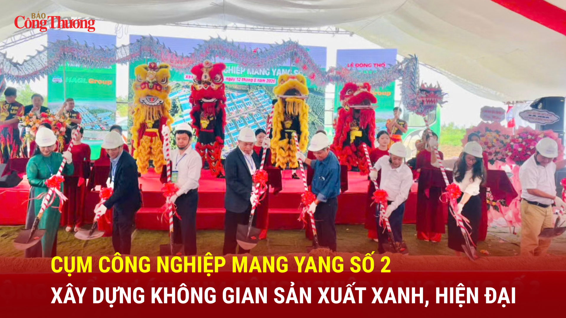 Cụm công nghiệp Mang Yang số 2: Xây dựng không gian sản xuất xanh, hiện đại
