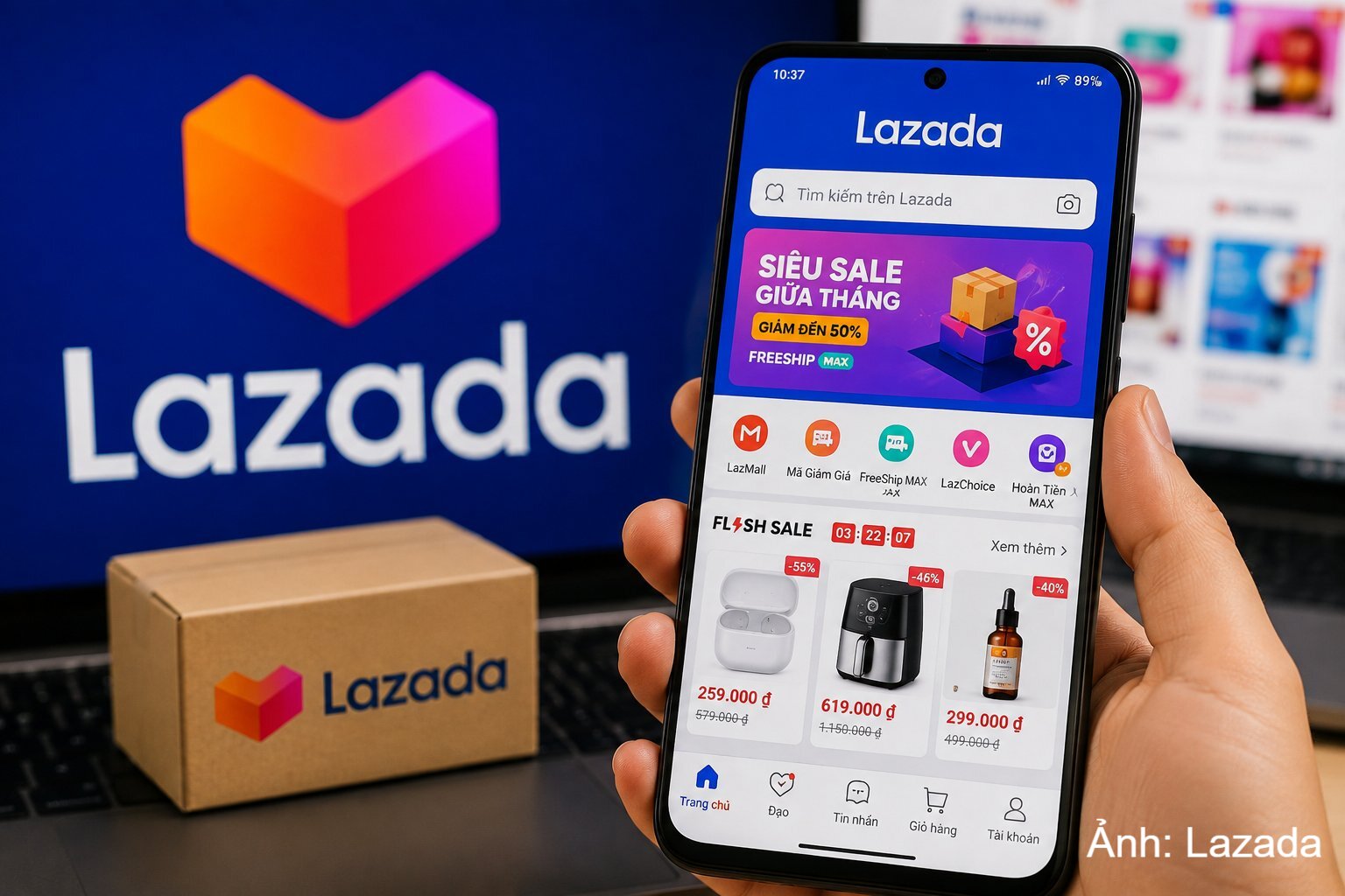 Công ty TNHH Recess (Lazada) bị xử phạt về hành vi gây nhầm lẫn cho người tiêu dùng 
